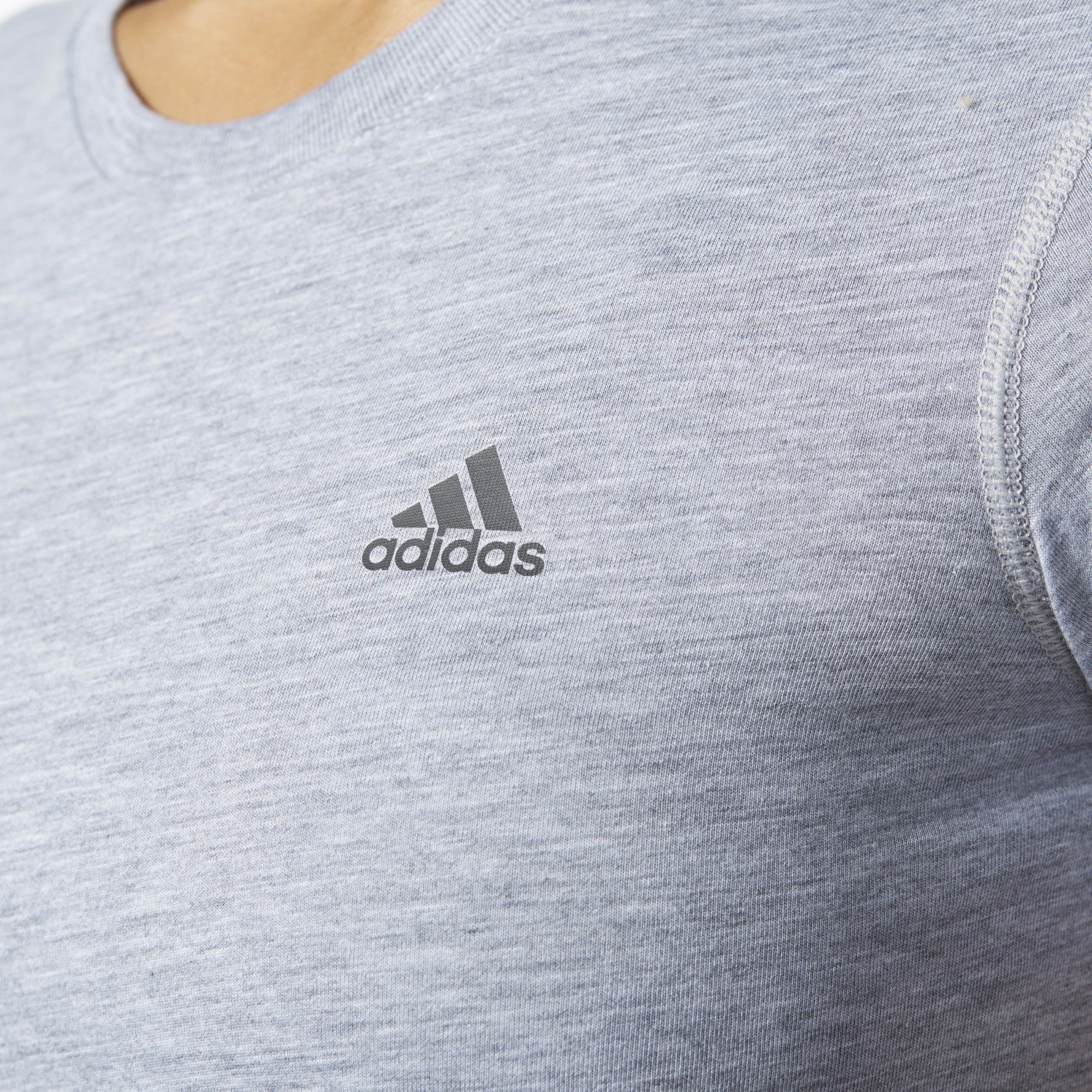 adidas Ultimate Women's Training Tee - Grey Heather