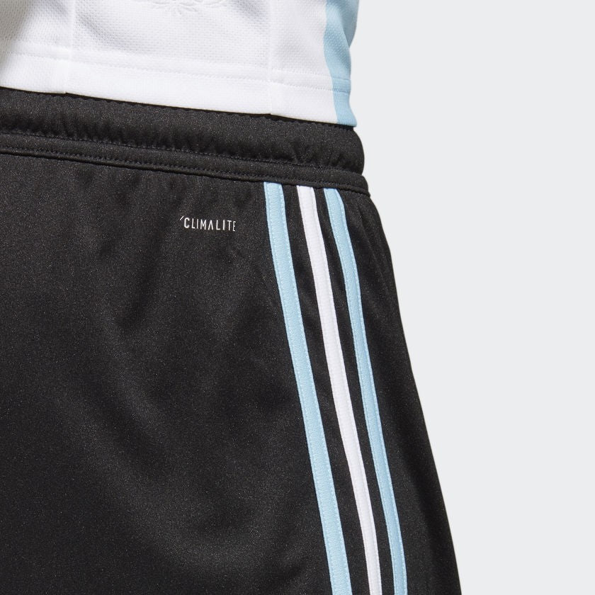 Men's Argentina Home Shorts World Cup 18 -  Black/Clear Blue/White