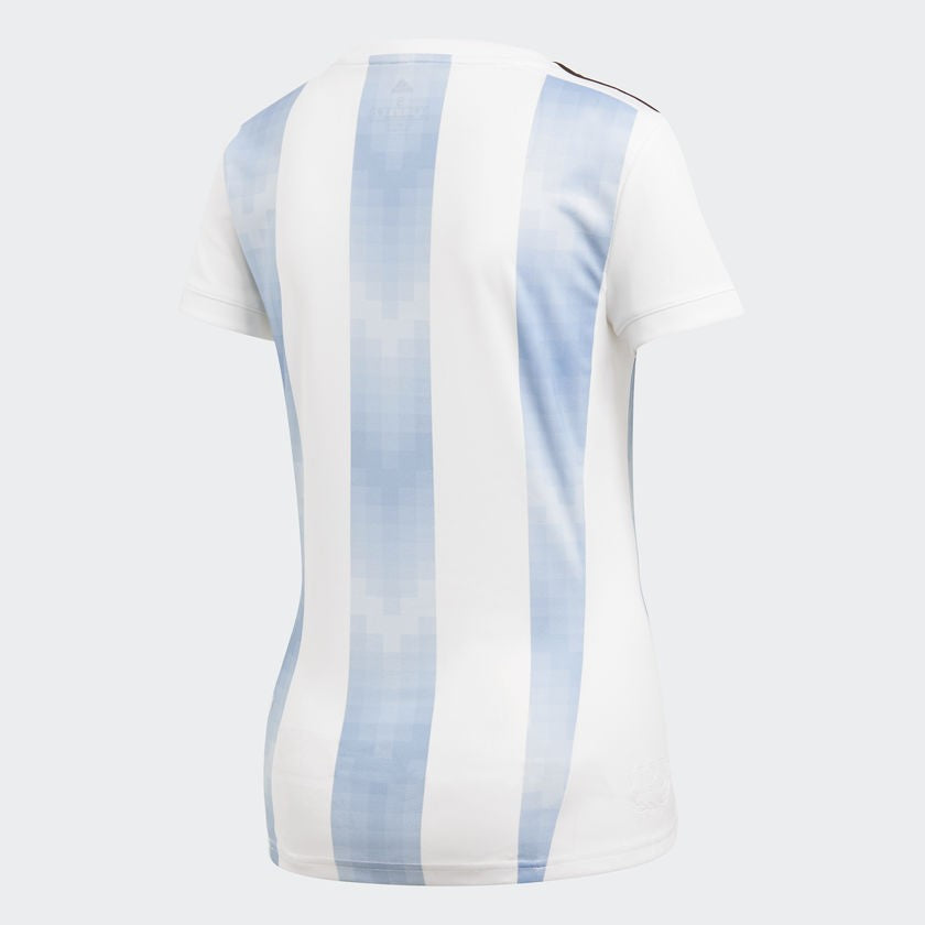 Women's Argentina Home World Cup 18 Jersey -  White/Blue/Black