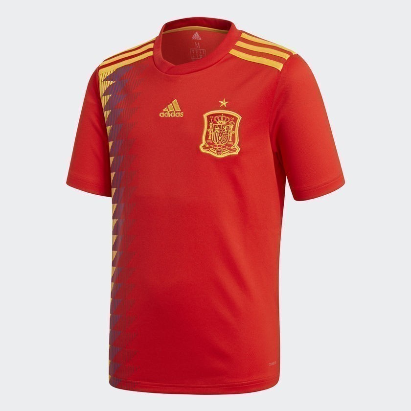 Spain Youth Home Jersey 2018 - BR2713-ADIDAS by Adidas | Available at Niky's Sports