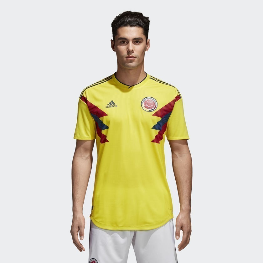 Colombia Authentic Home Jersey 2018 - BR3502-ADIDAS by Adidas | Available at Niky's Sports