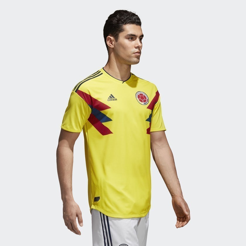Colombia Authentic Home Jersey 2018 - BR3502-ADIDAS by Adidas | Available at Niky's Sports