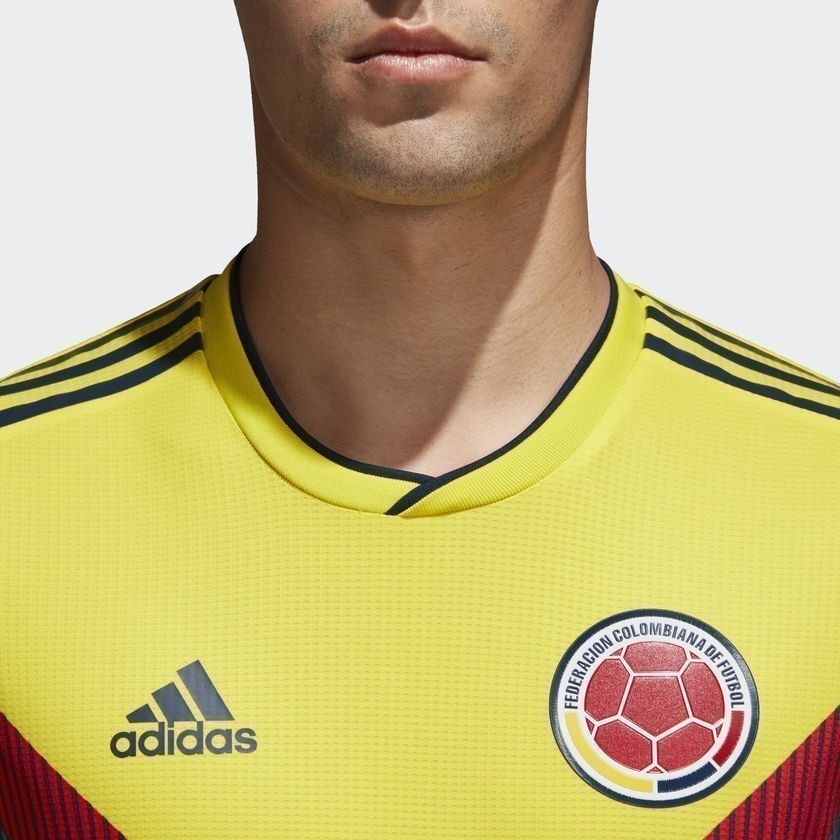 Colombia Authentic Home Jersey 2018 - BR3502-ADIDAS by Adidas | Available at Niky's Sports