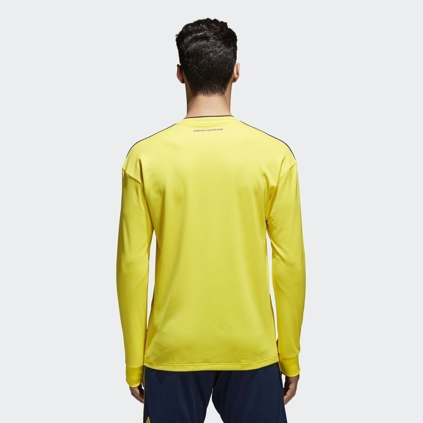 Men's Colombia Home Long Sleeve Jersey  World Cup 2018