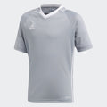 Kid's Tiro 17 Jersey - Light Grey/White - BS4235-ADIDAS by Adidas | Available at Niky's Sports