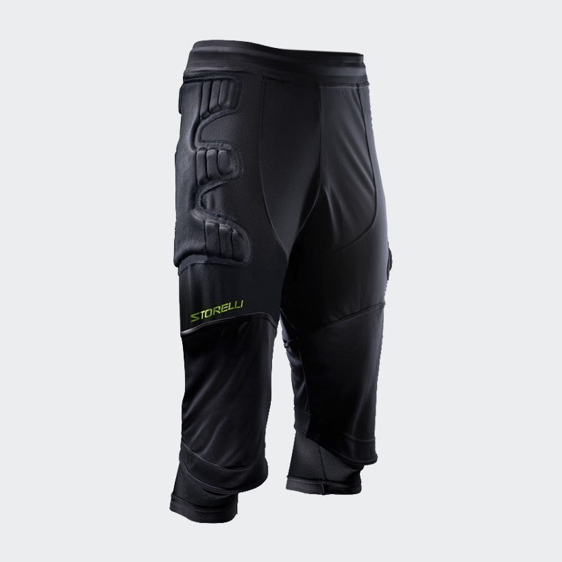 ExoShield  3/4 Goalkeeper Pants - Black - BSGKPANTSBK-STORELLI by Storelli | Available at Niky's Sports
