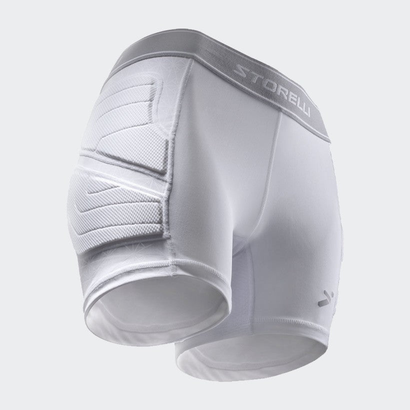Women's BodyShield Slider Shorts - White - BSWSLIDEWH-STORELLI by Storelli | Available at Niky's Sports