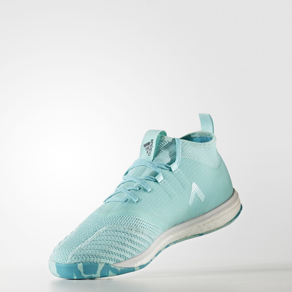 Men's ACE Tango 17.1 Trainers - Energy Aqua Indoor - BY1993-ADIDAS by Adidas | Available at Niky's Sports