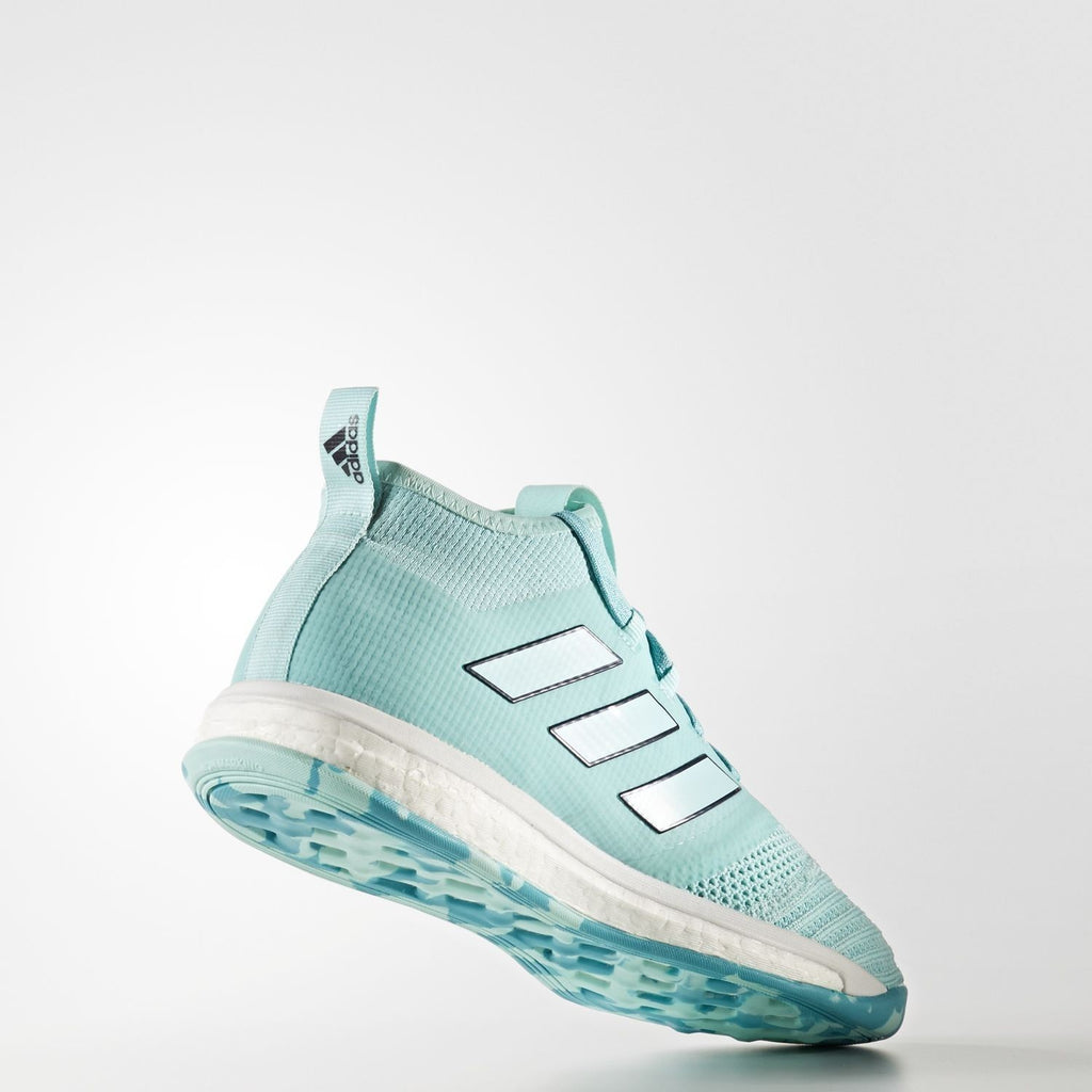 Men's ACE Tango 17.1 Trainers - Energy Aqua Indoor - BY1993-ADIDAS by Adidas | Available at Niky's Sports
