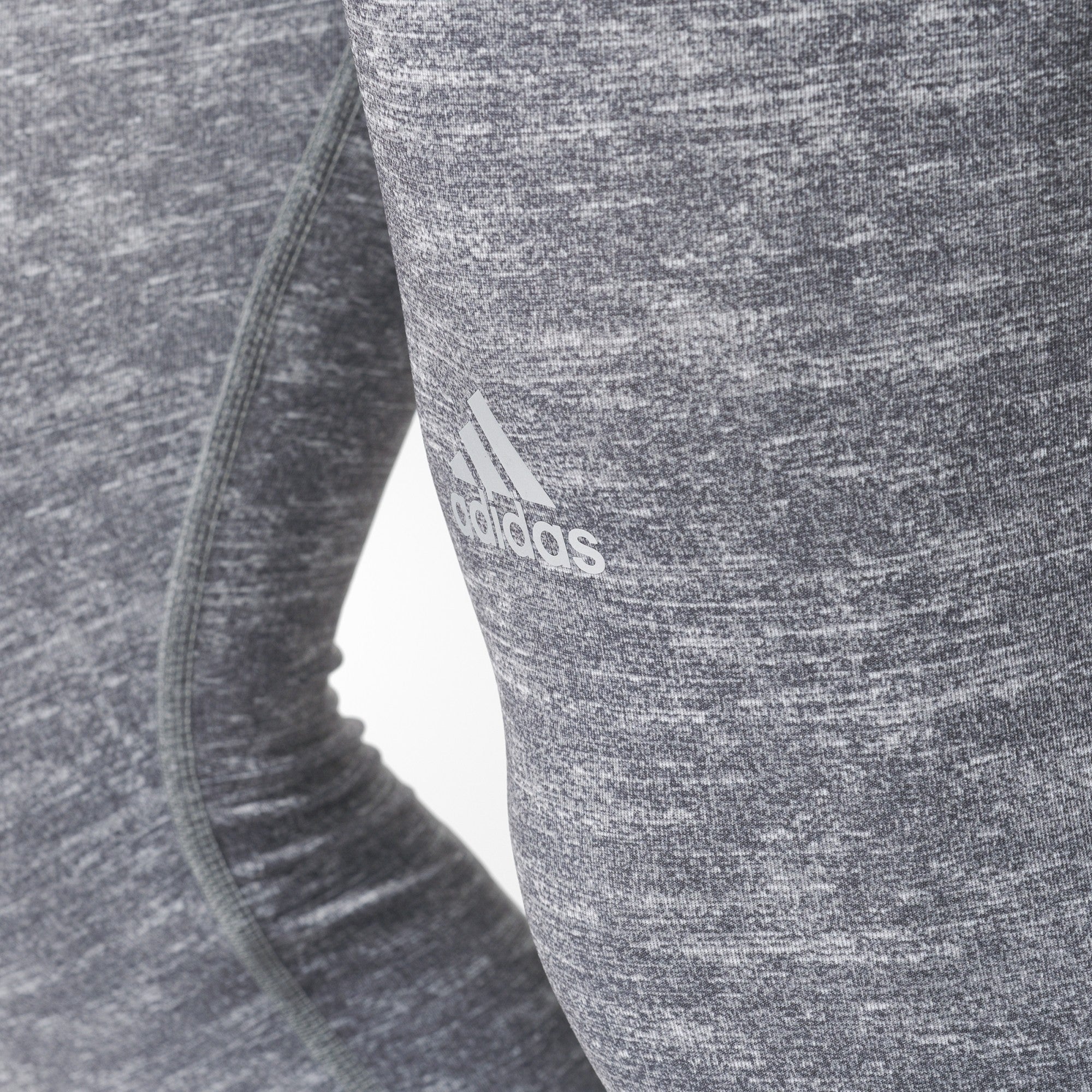 Techfit Compression Base Long Tights Grey Men's - CD2433-ADIDAS by Adidas | Available at Niky's Sports