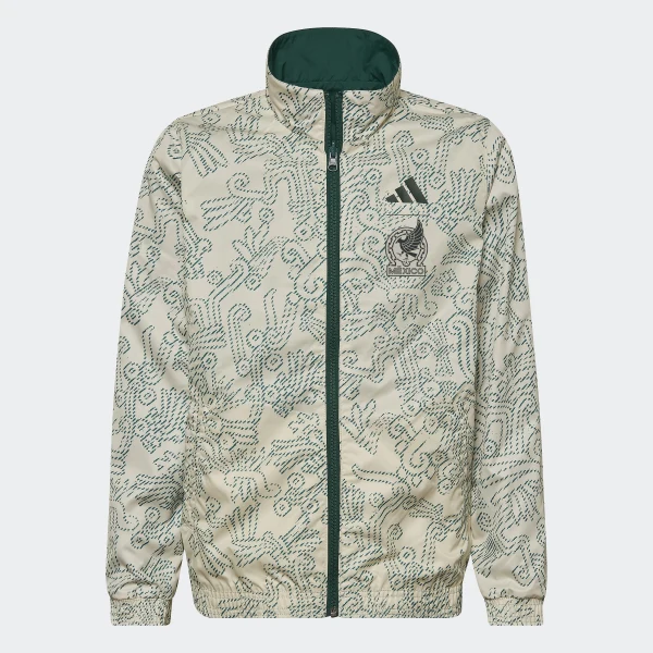 ADIDAS MEN'S MEXICO REVERSIBLE ANTHEM JACKET - HF1439-ADIDAS by adidas | Available at Niky's Sports