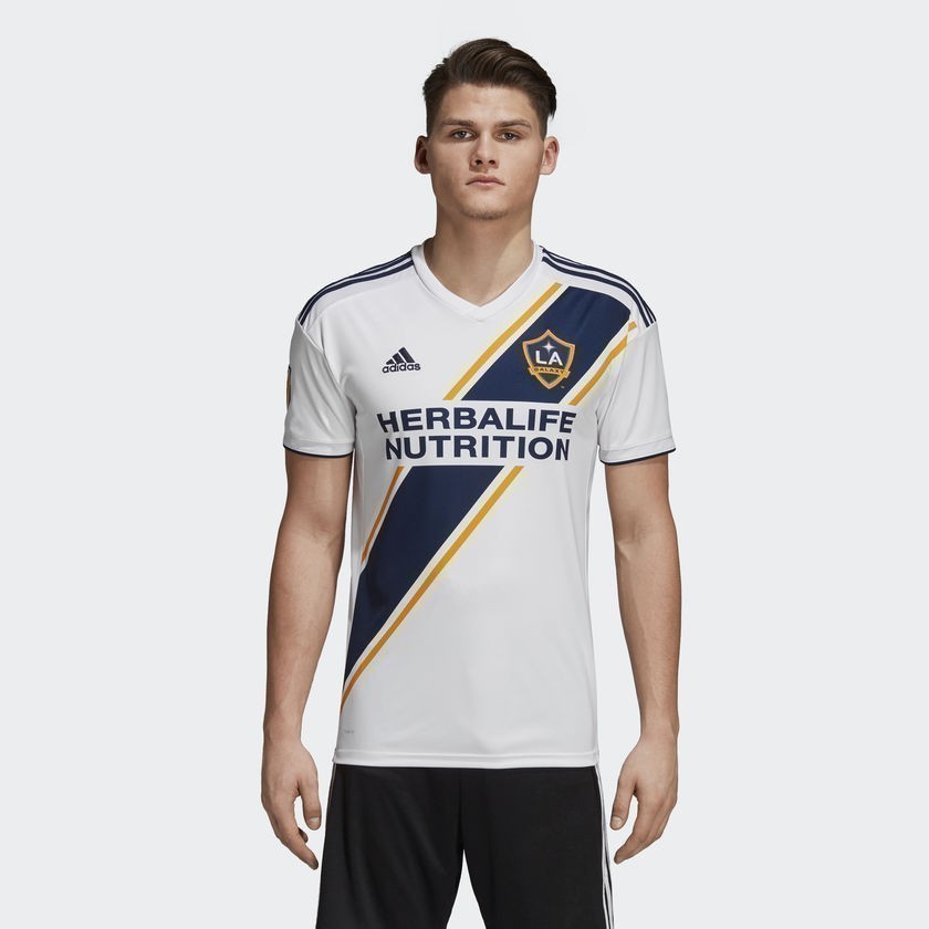 Los Angeles Galaxy Home 2019 Jersey Men's - 7417A-AZNLGA-HOME-ADIDAS by Adidas | Available at Niky's Sports