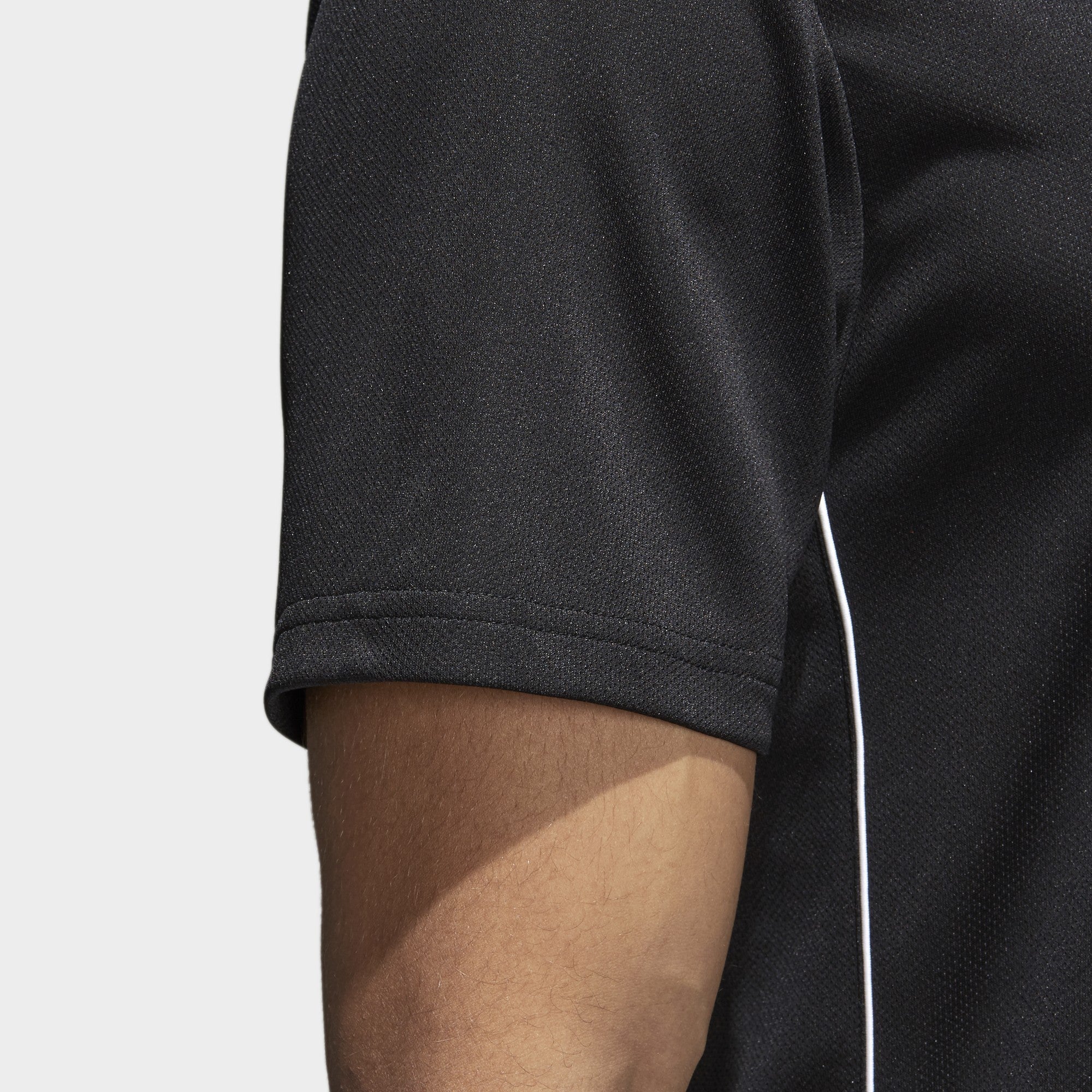 Core 18 Training Jersey Black/White Men's - CE9021-ADIDAS by Adidas | Available at Niky's Sports