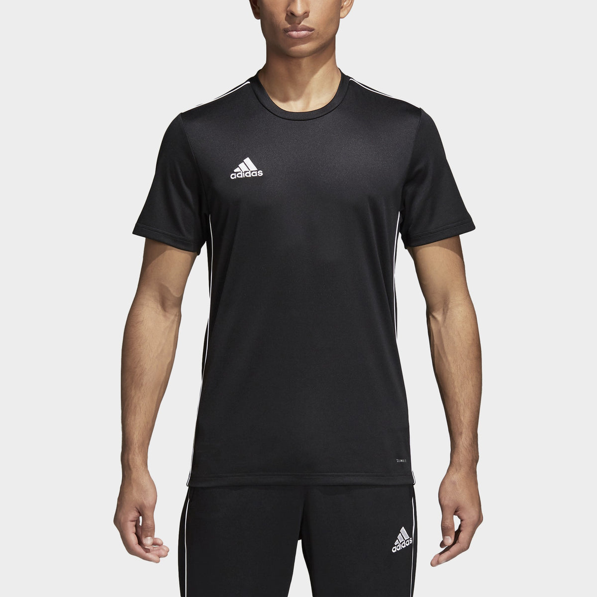 Core 18 Training Jersey Black/White Men&#39;s - CE9021-ADIDAS by Adidas | Available at Niky&#39;s Sports
