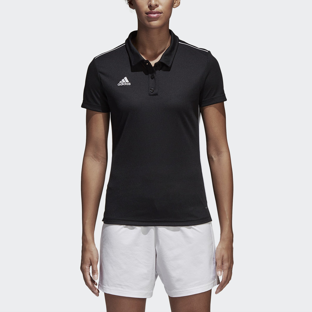 Women's Core18 Polo Climalite - Black/White