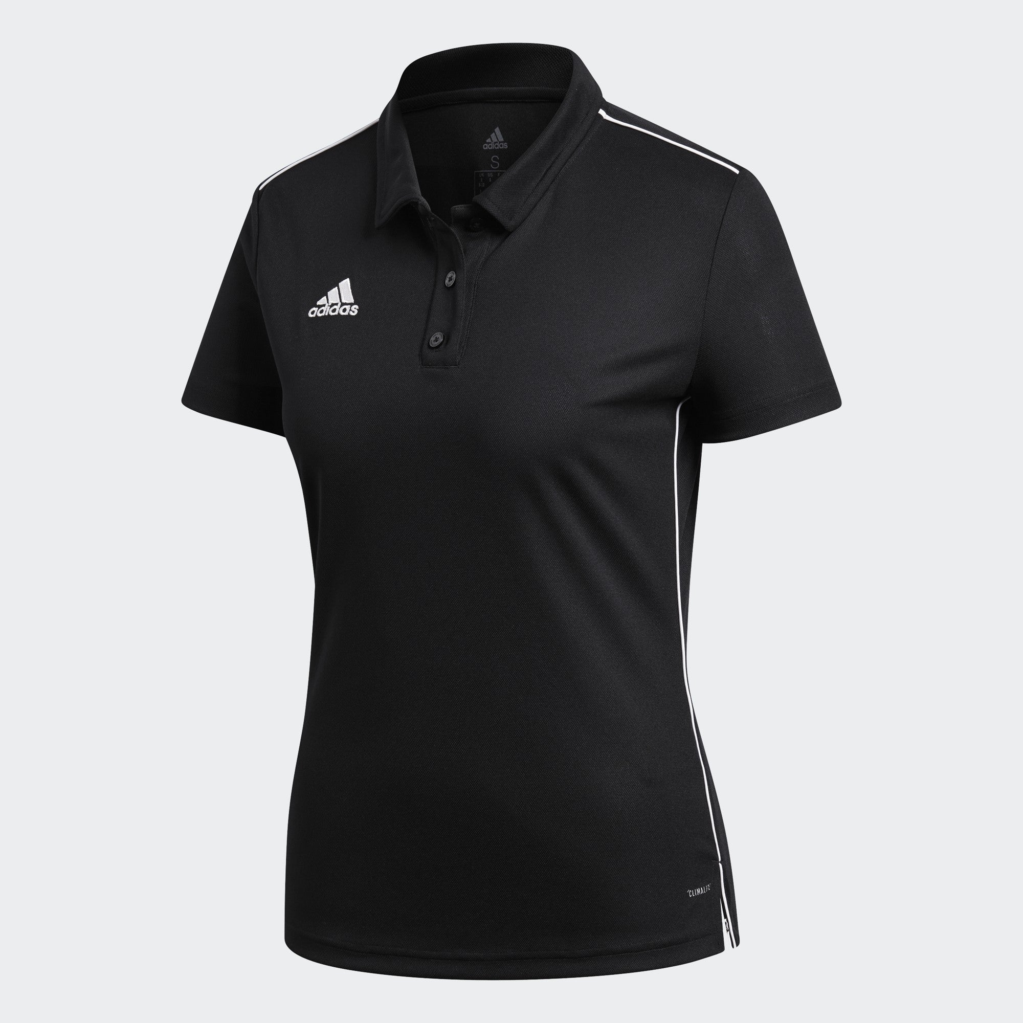 Women's Core18 Polo Climalite - Black/White