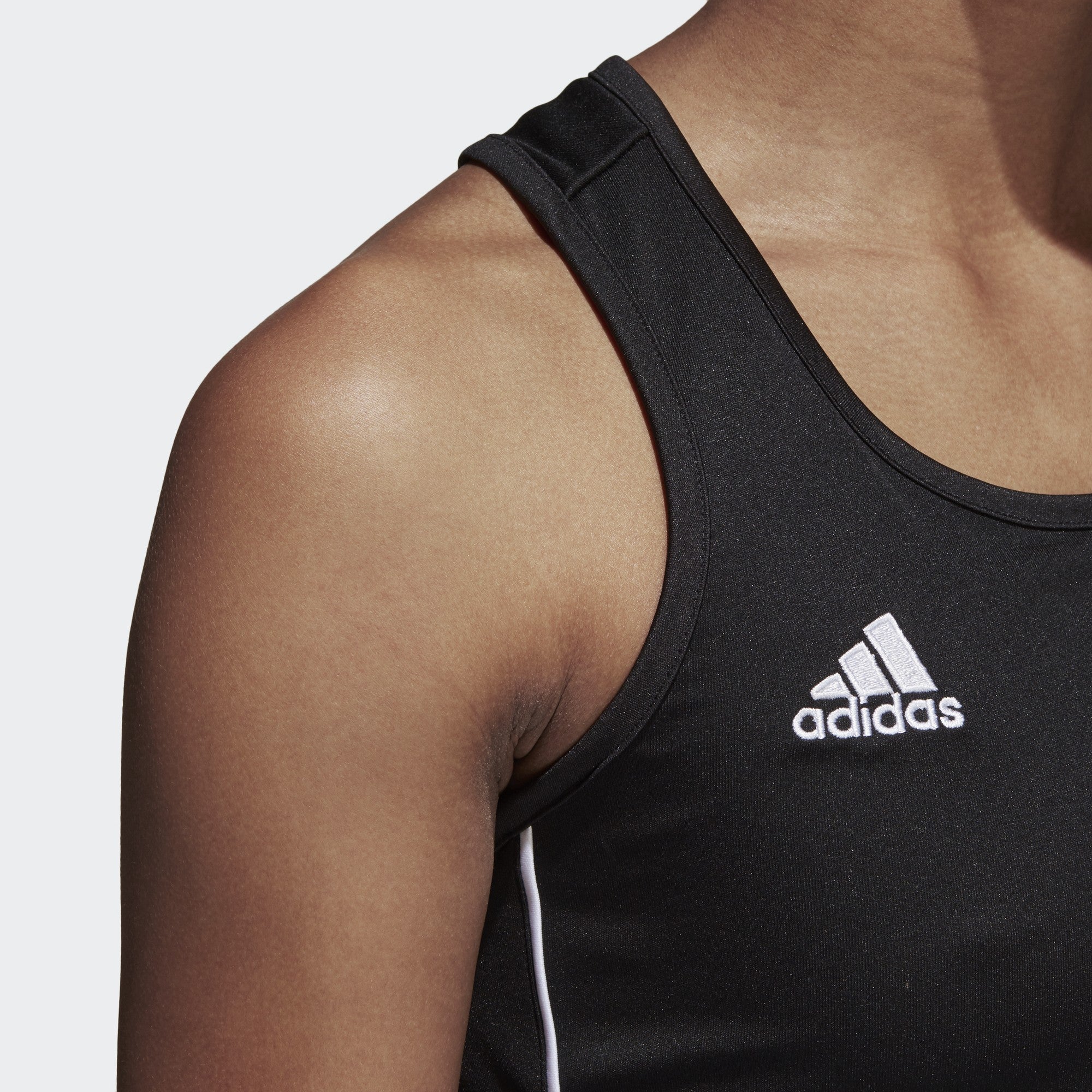 Women's Core 18 Tank - Black/White - CE9078-ADIDAS by Adidas | Available at Niky's Sports