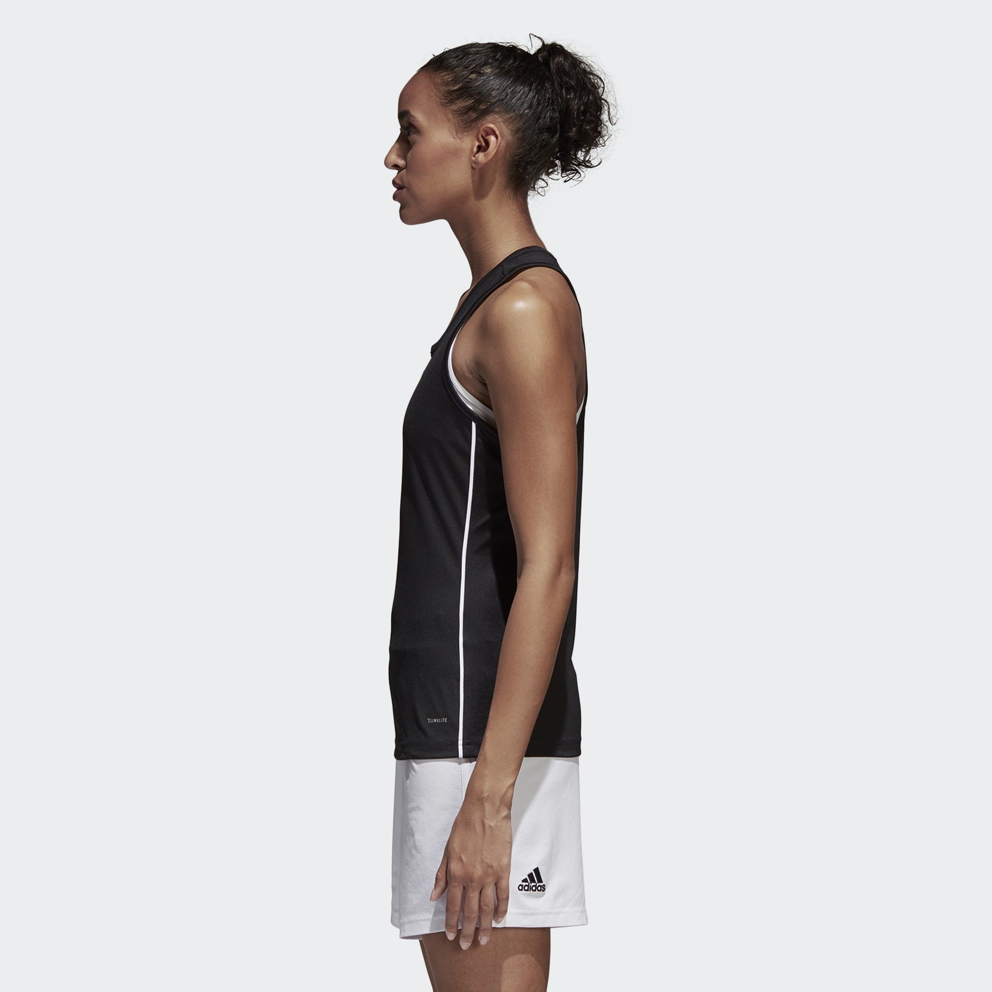 Women's Core 18 Tank - Black/White - CE9078-ADIDAS by Adidas | Available at Niky's Sports