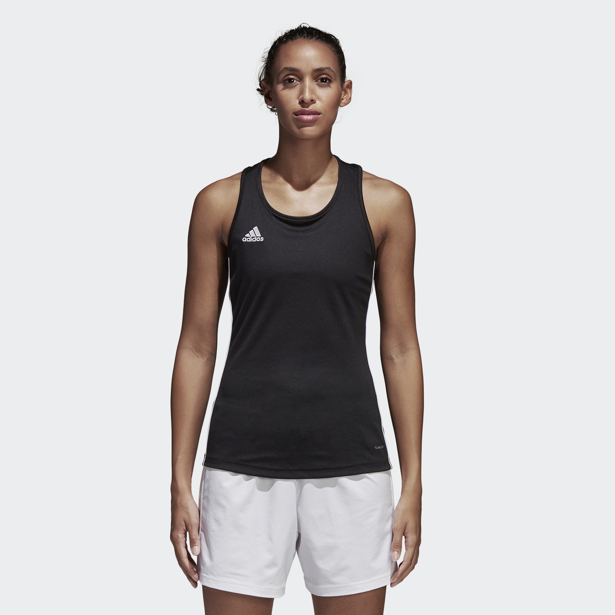 Women's Core 18 Tank - Black/White - CE9078-ADIDAS by Adidas | Available at Niky's Sports
