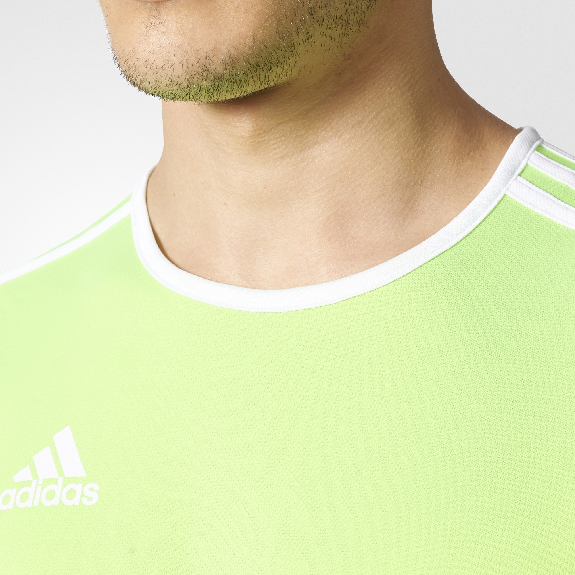 Entrada 18 Jersey Solar Green Men's - CE9758-ADIDAS by Adidas | Available at Niky's Sports