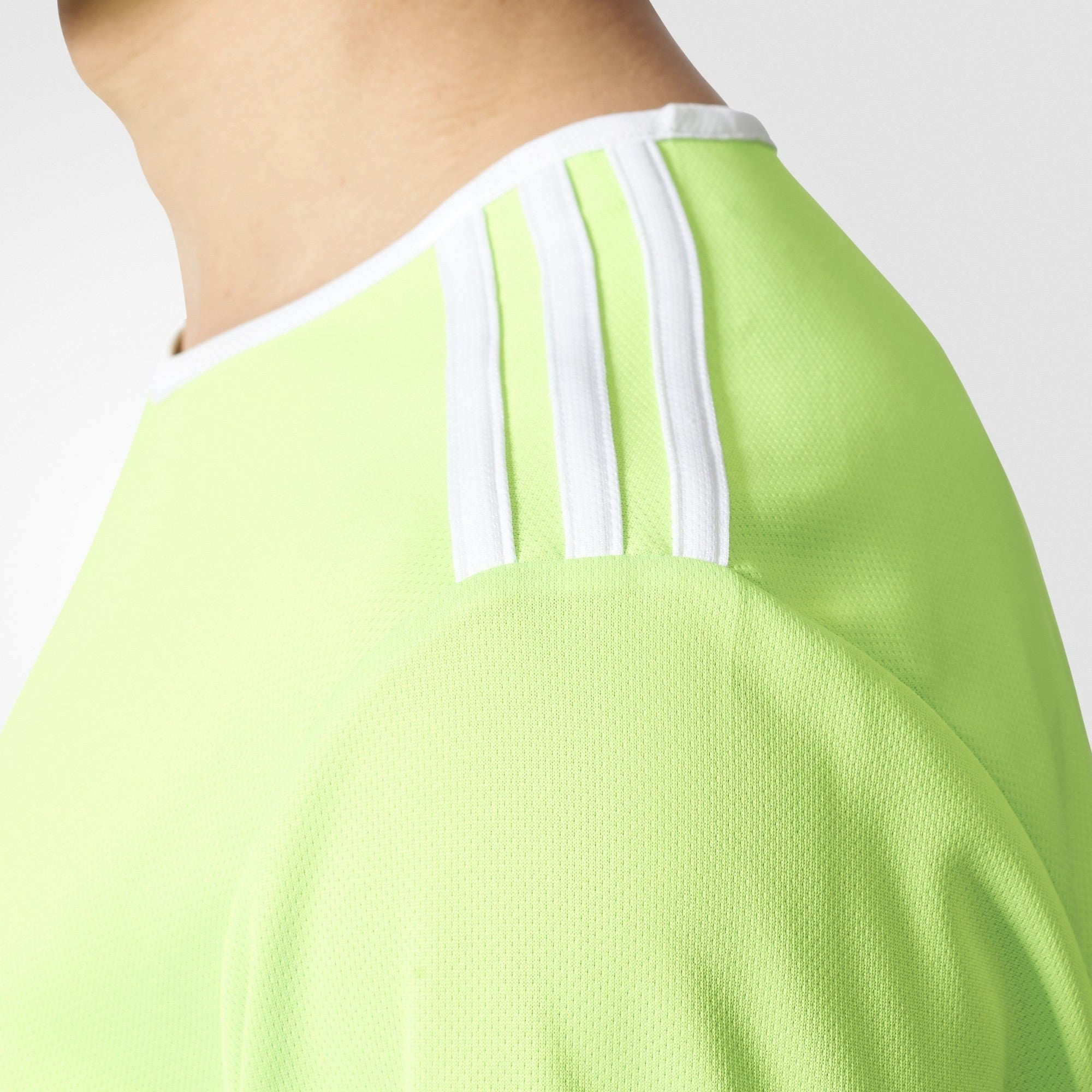 Entrada 18 Jersey Solar Green Men's - CE9758-ADIDAS by Adidas | Available at Niky's Sports