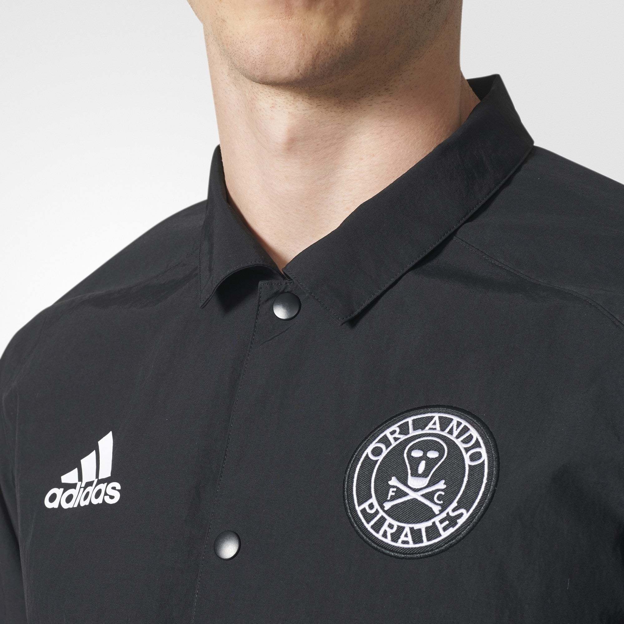 Orlando Pirate's Coach Jacket Men's - CF0159-ADIDAS by Adidas | Available at Niky's Sports