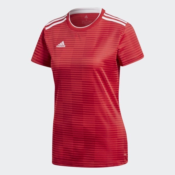 Women's Condivo 18 Soccer Jersey - Red - CF0700-ADIDAS by Adidas | Available at Niky's Sports