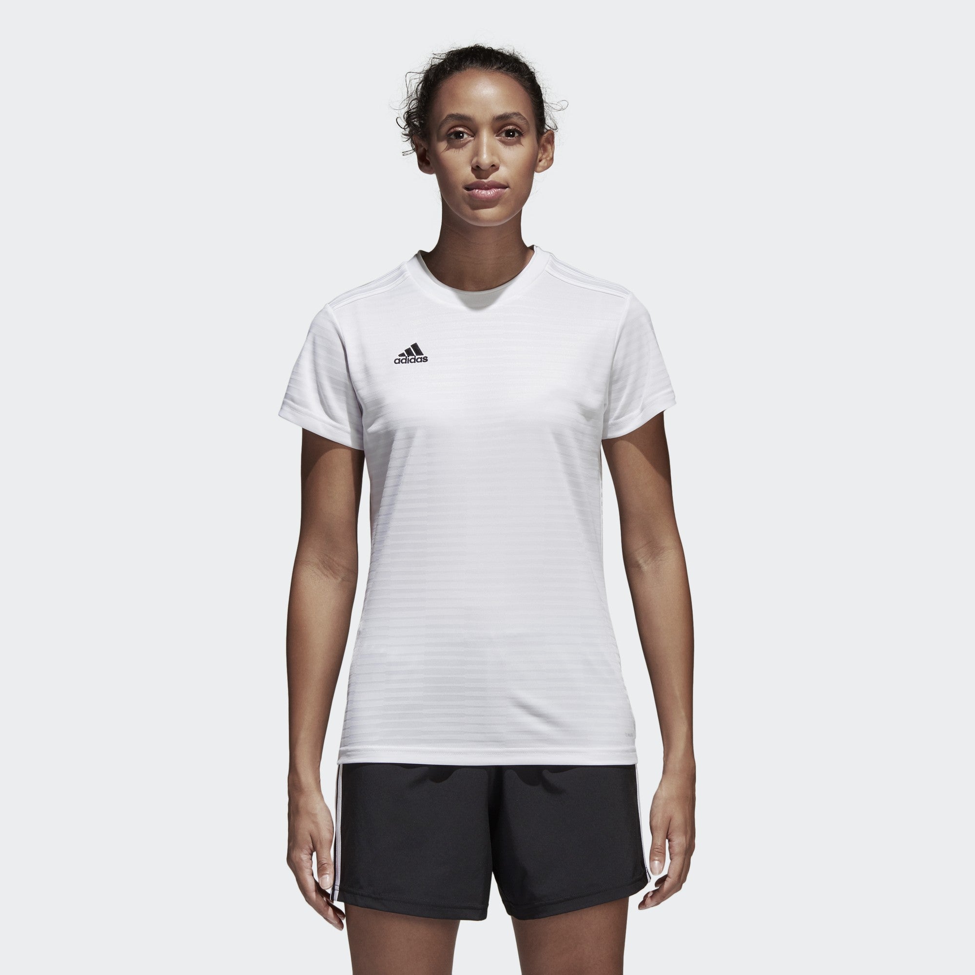 Women's Condivo 18 Jersey - White - CF0705-ADIDAS by Adidas | Available at Niky's Sports