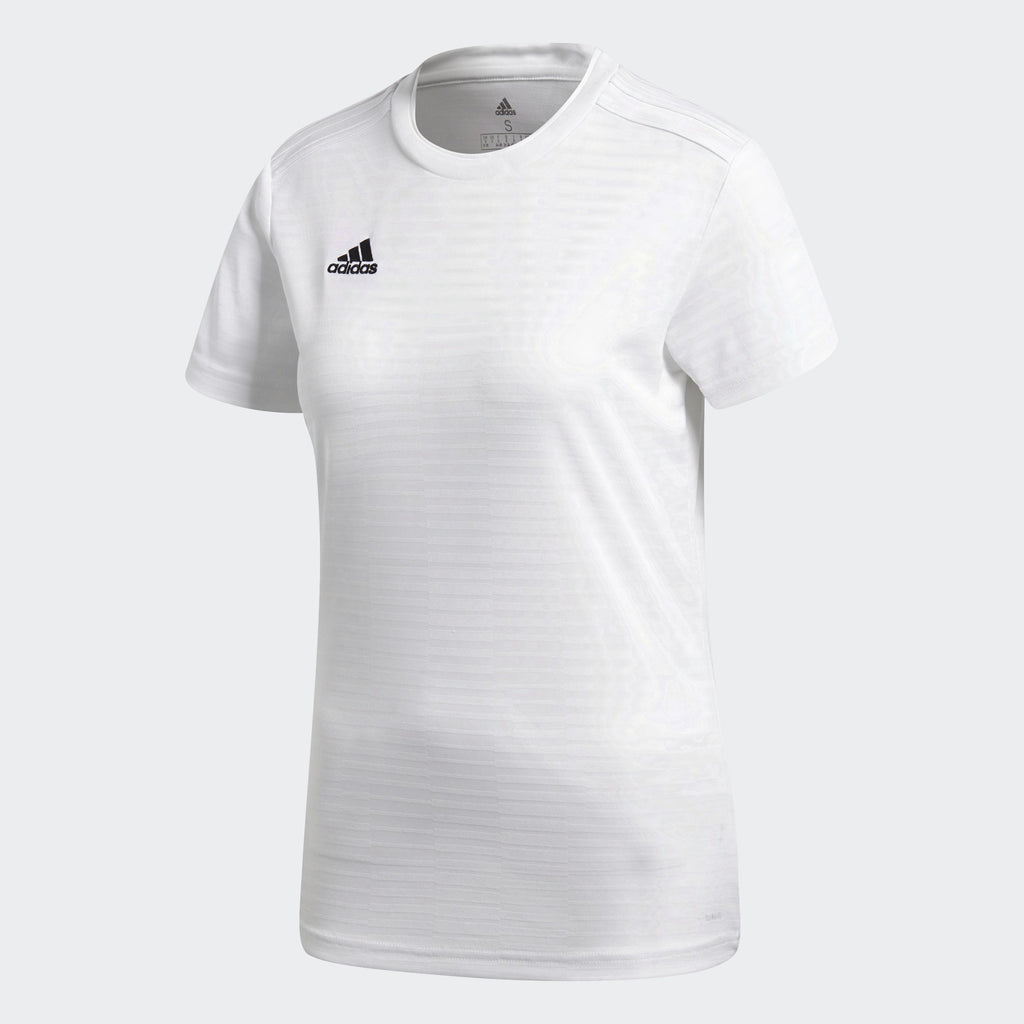 Women's Condivo 18 Jersey - White - CF0705-ADIDAS by Adidas | Available at Niky's Sports
