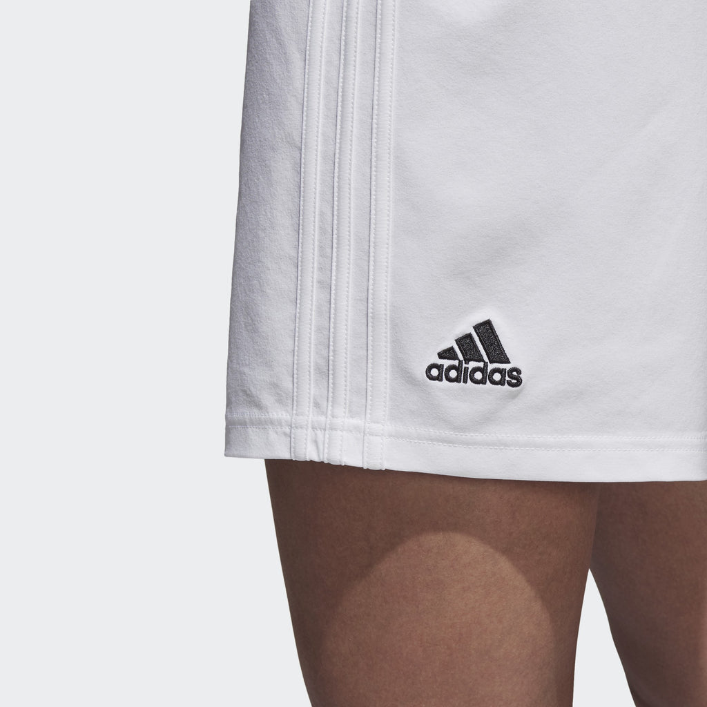 Women's Condivo 18 Shorts - White - CF0729-ADIDAS by Adidas | Available at Niky's Sports