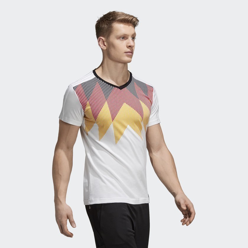 Men's Germany T-Shirt - White/Black