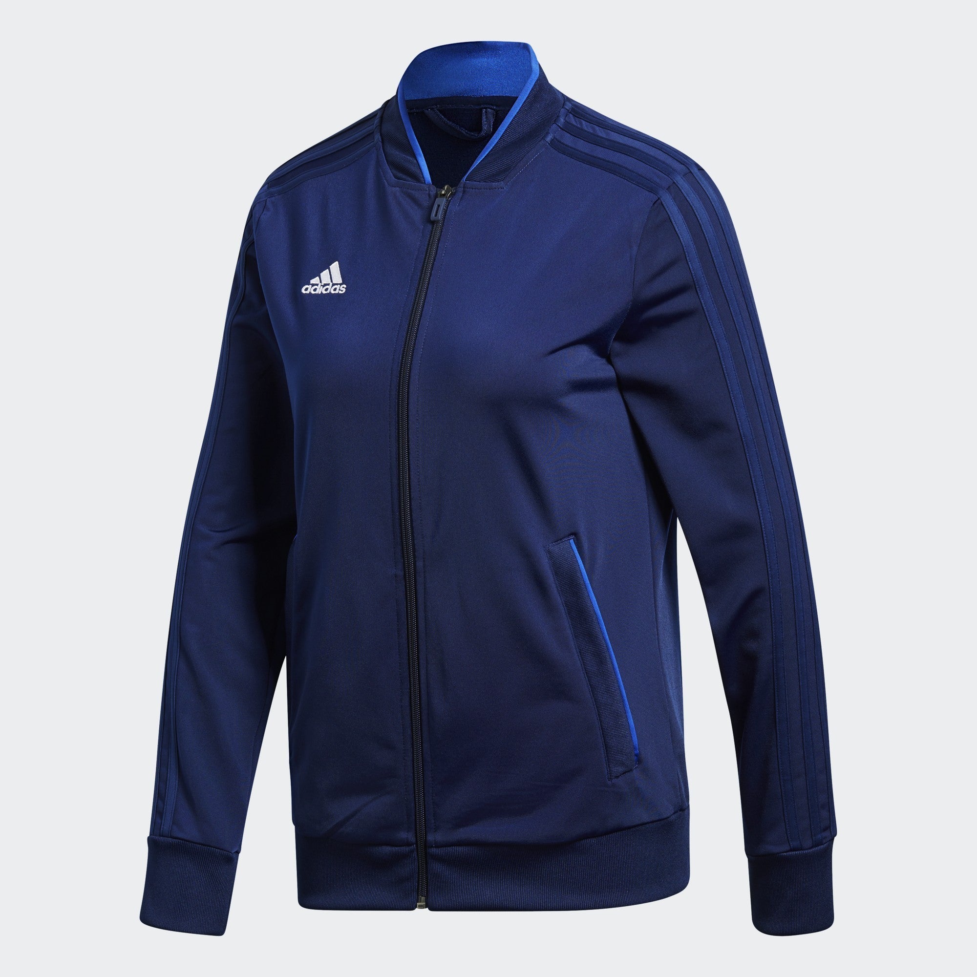Women's Condivo18 Polyester Jacket - Dark Blue/White