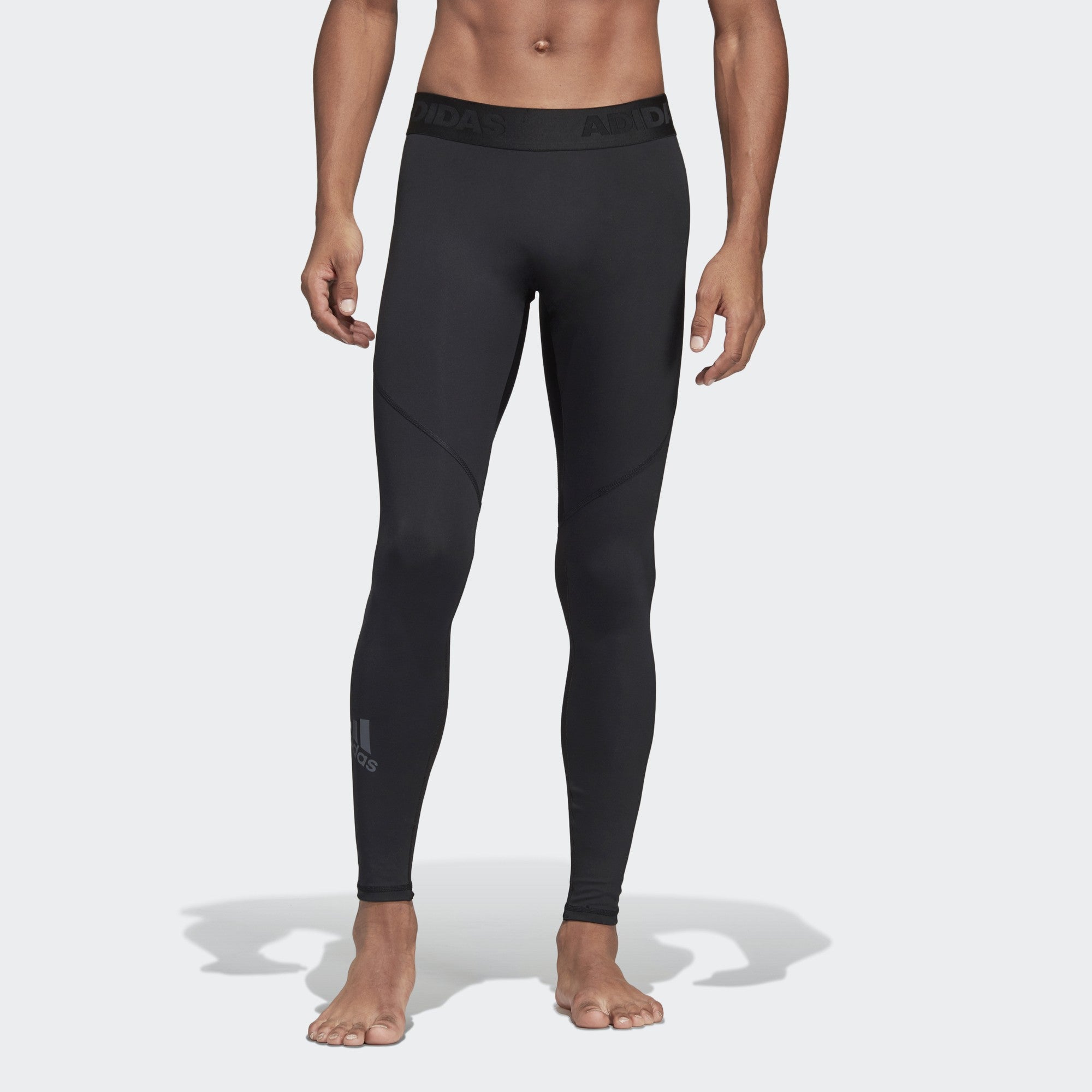 Men's Alphaskin Sport Tights - Black - CF7339-ADIDAS by Adidas | Available at Niky's Sports
