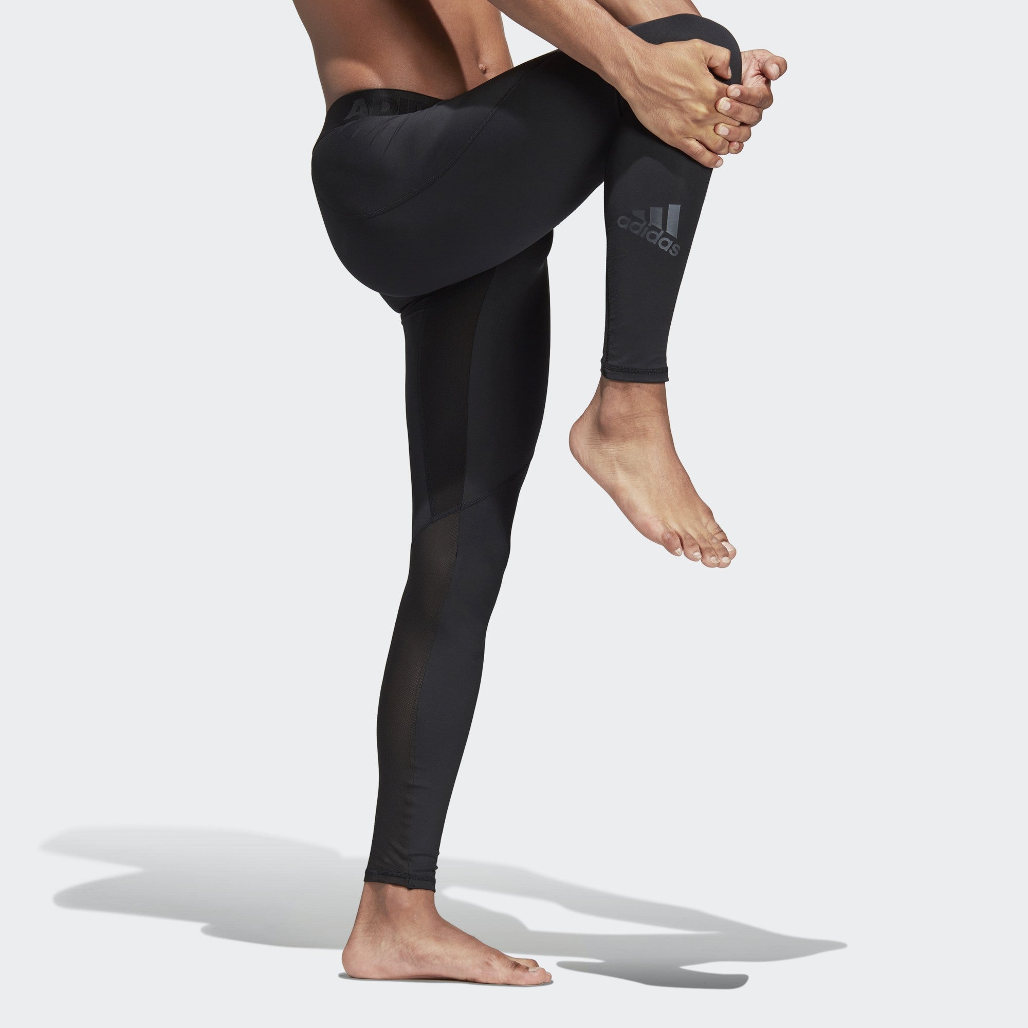 Men's Alphaskin Sport Tights - Black - CF7339-ADIDAS by Adidas | Available at Niky's Sports