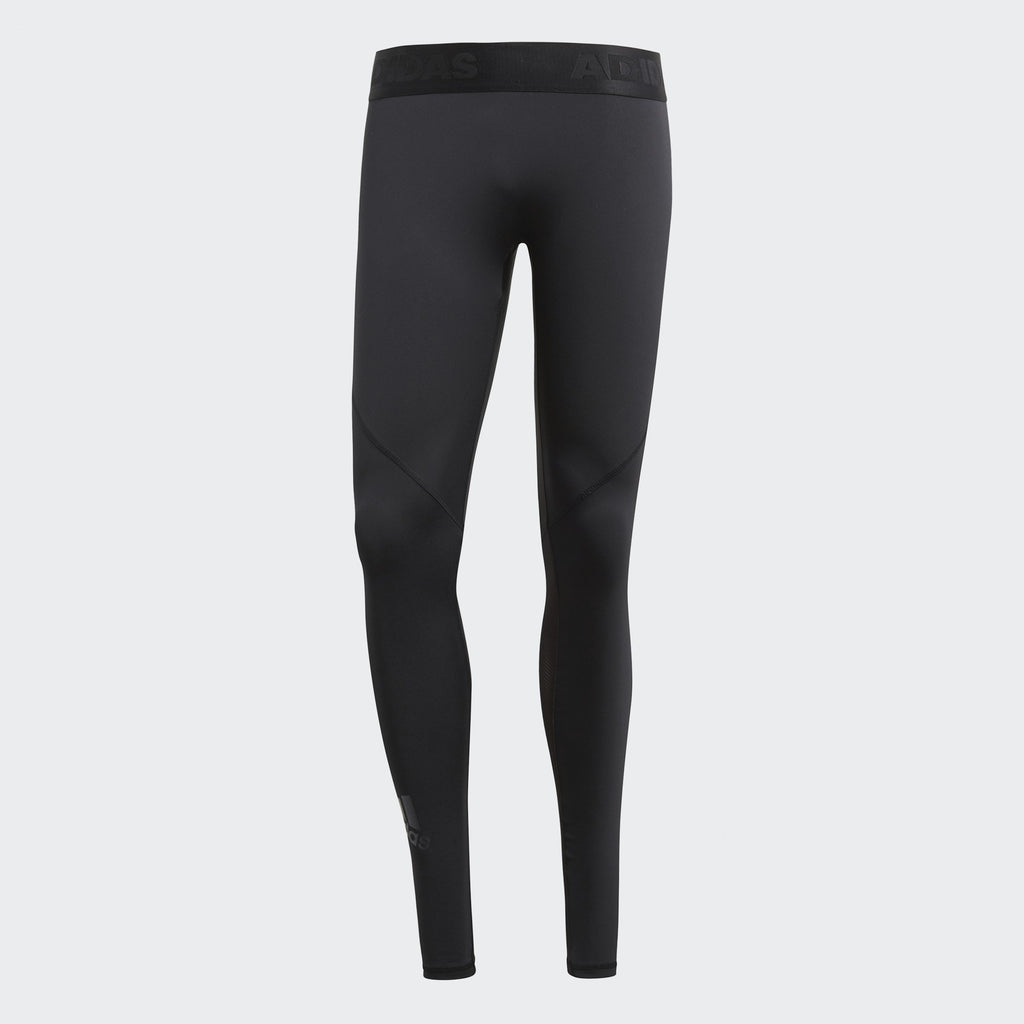 Men's Alphaskin Sport Tights - Black - CF7339-ADIDAS by Adidas | Available at Niky's Sports