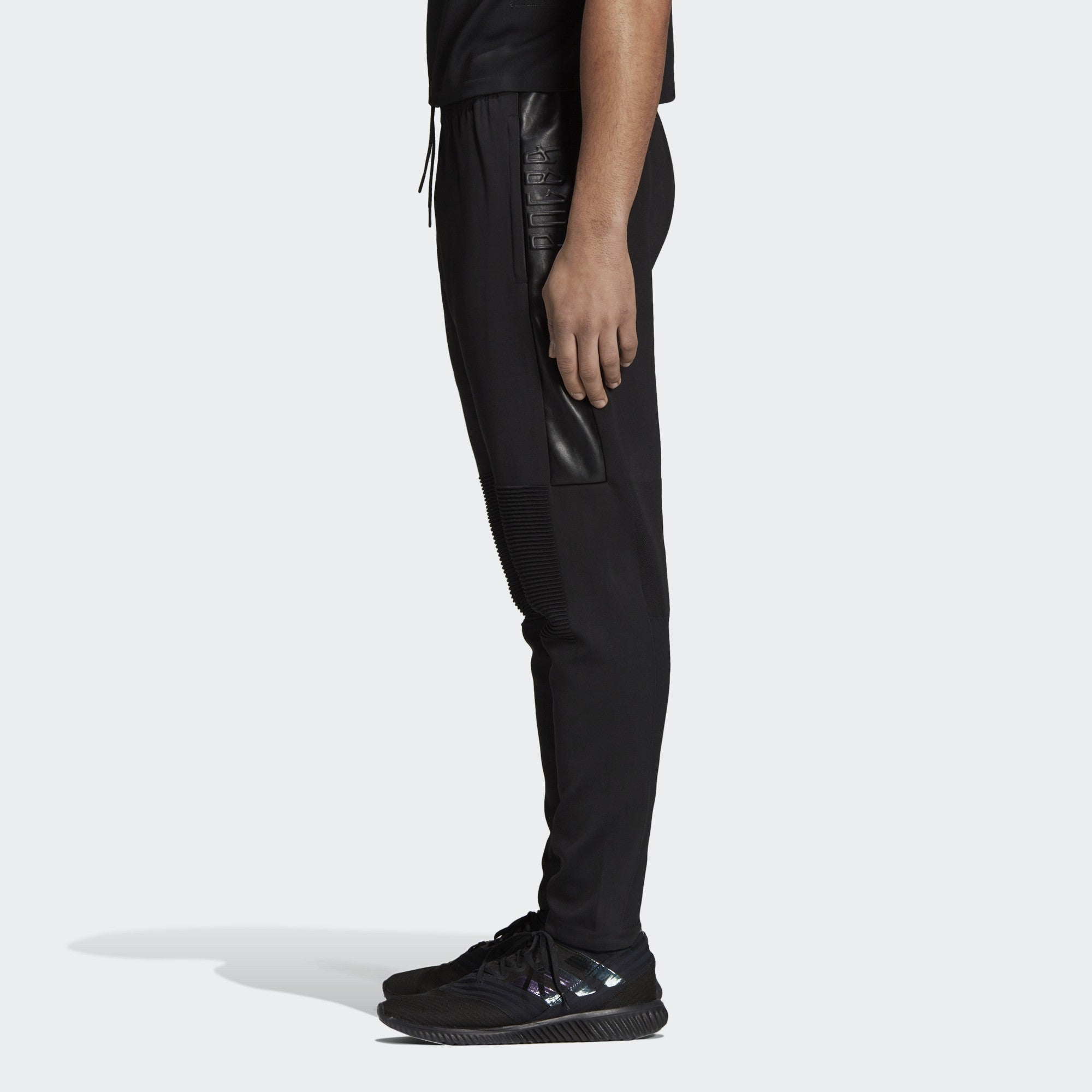 Men's Paul Pogba Tango Knit Pants - Black - CG1845-ADIDAS by Adidas | Available at Niky's Sports