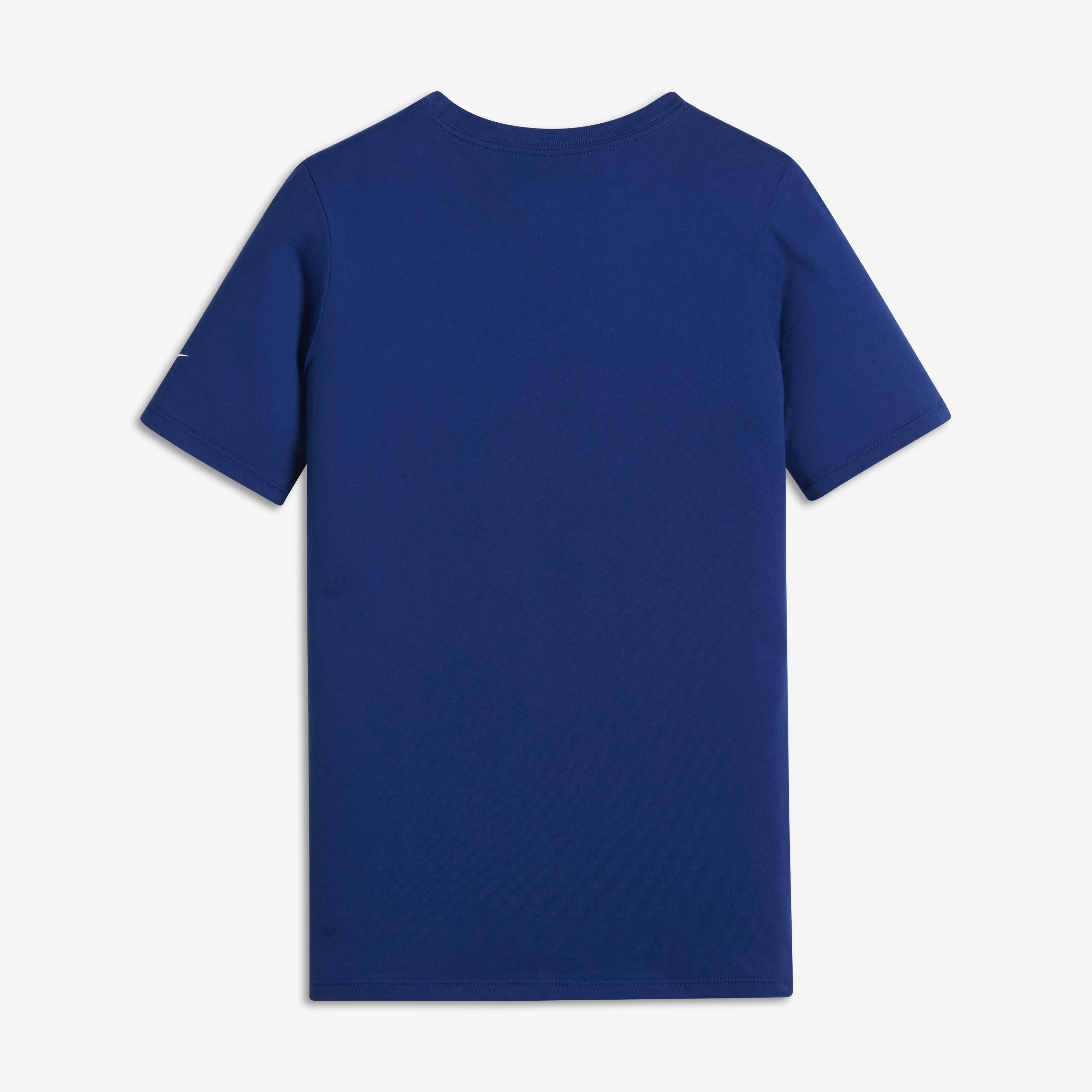 Kid's Chelsea FC Evergreen Crest T-Shirt - Blue - 910938-495-NIKE by Nike | Available at Niky's Sports