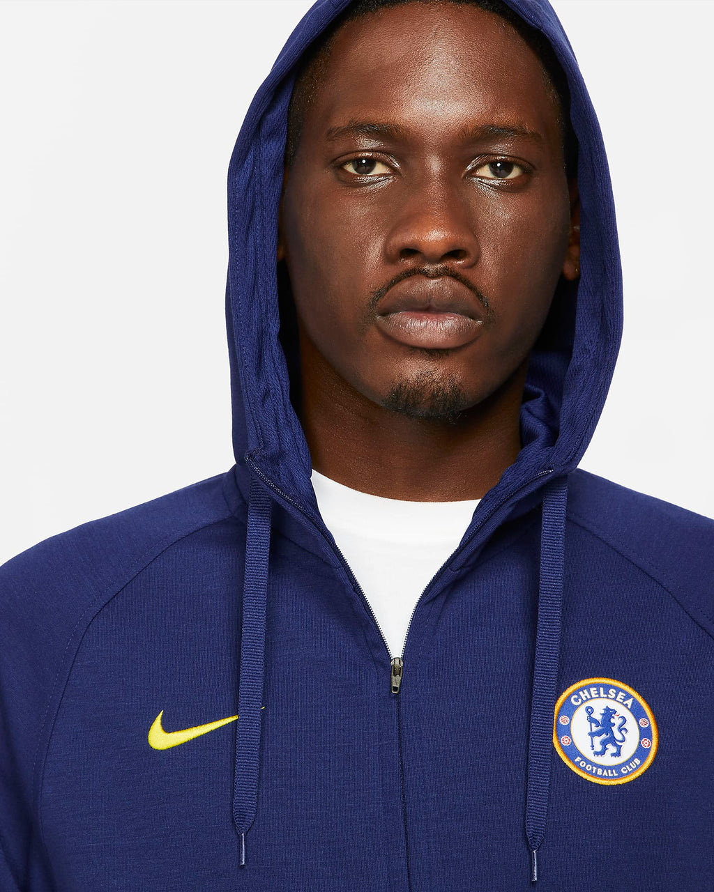 Men's Chelsea FC Half Zip Hoodie 2021-22 - DA2529-492-NIKE by Nike | Available at Niky's Sports