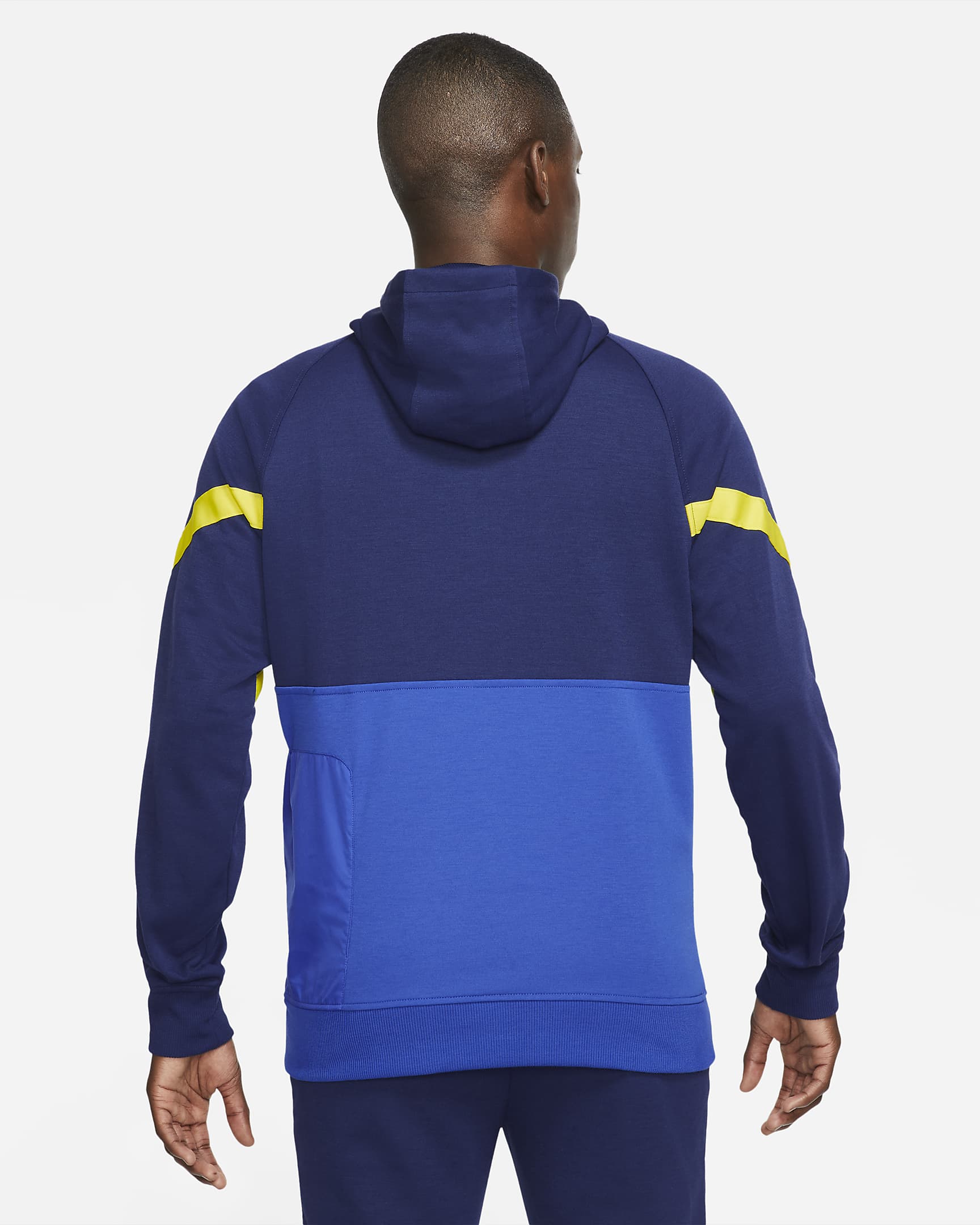 Men's Chelsea FC Half Zip Hoodie 2021-22 - DA2529-492-NIKE by Nike | Available at Niky's Sports