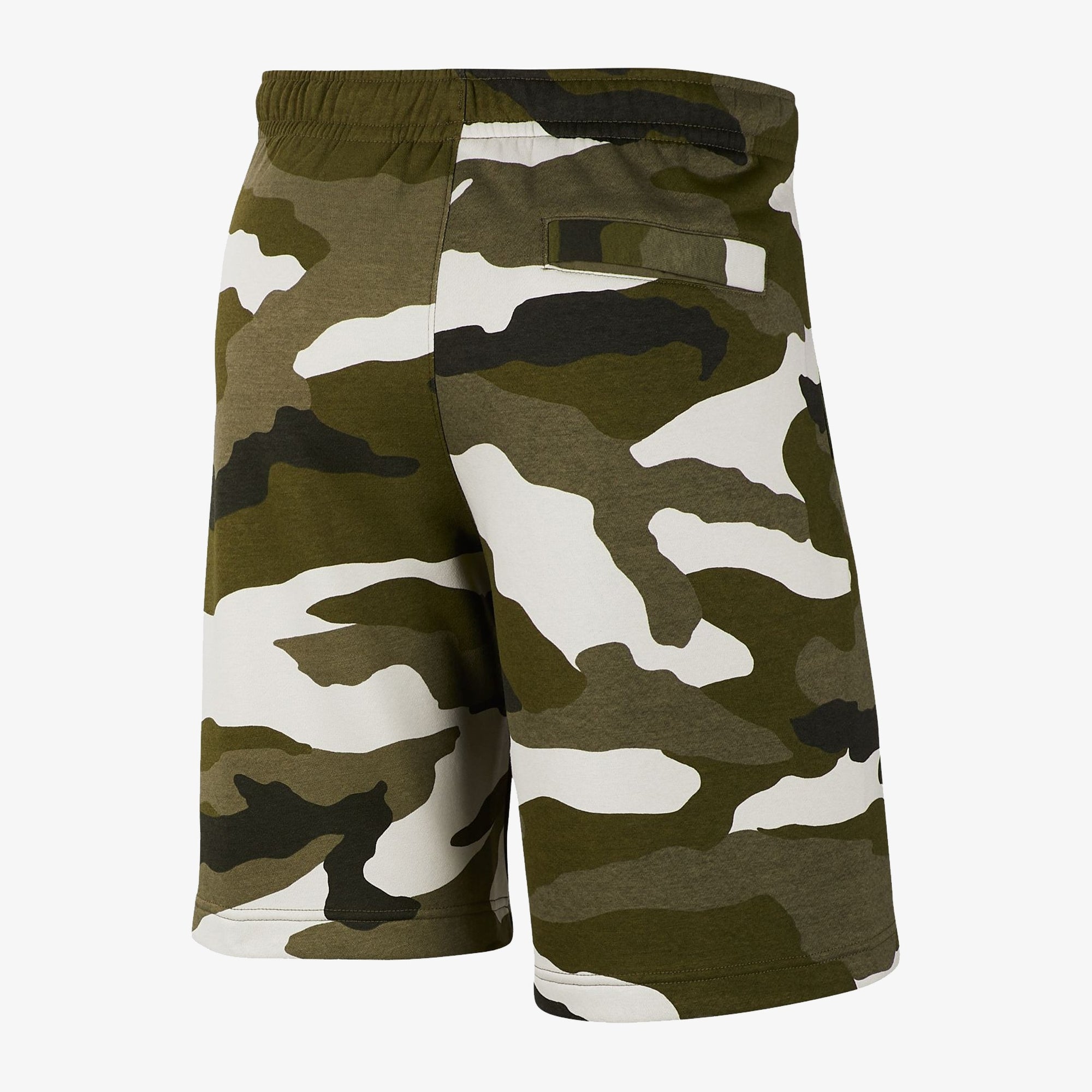 Men's Sportswear Club Fleece Shorts - Medium Olive/Medium Olive/Summit White - CJ9931-222-NIKE by Nike | Available at Niky's Sports