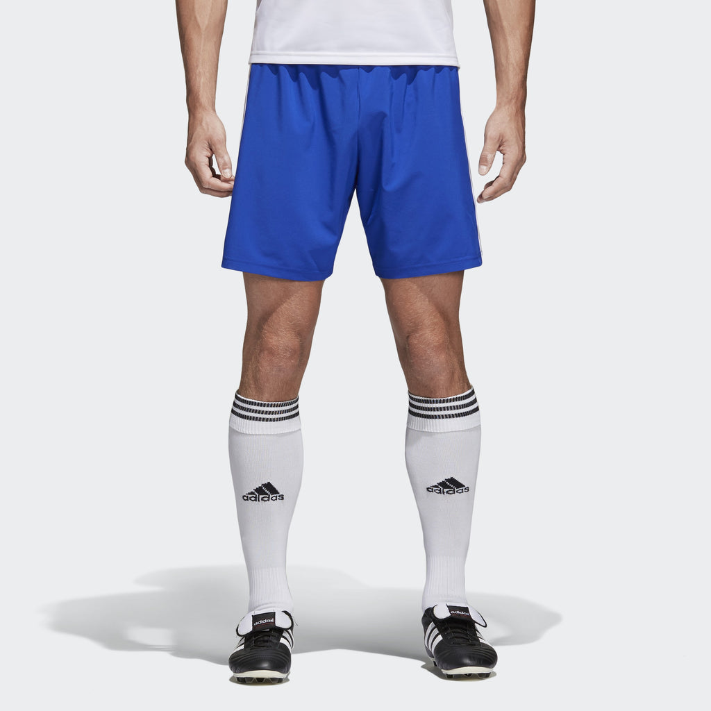 Men's Condivo 18 Shorts - Bold Blue/White - CF0723-ADIDAS by Adidas | Available at Niky's Sports