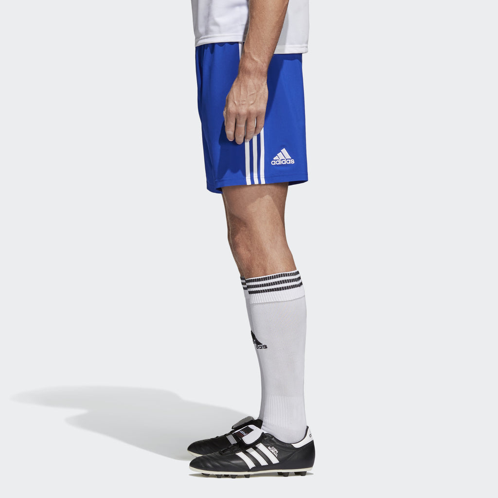 Men's Condivo 18 Shorts - Bold Blue/White - CF0723-ADIDAS by Adidas | Available at Niky's Sports