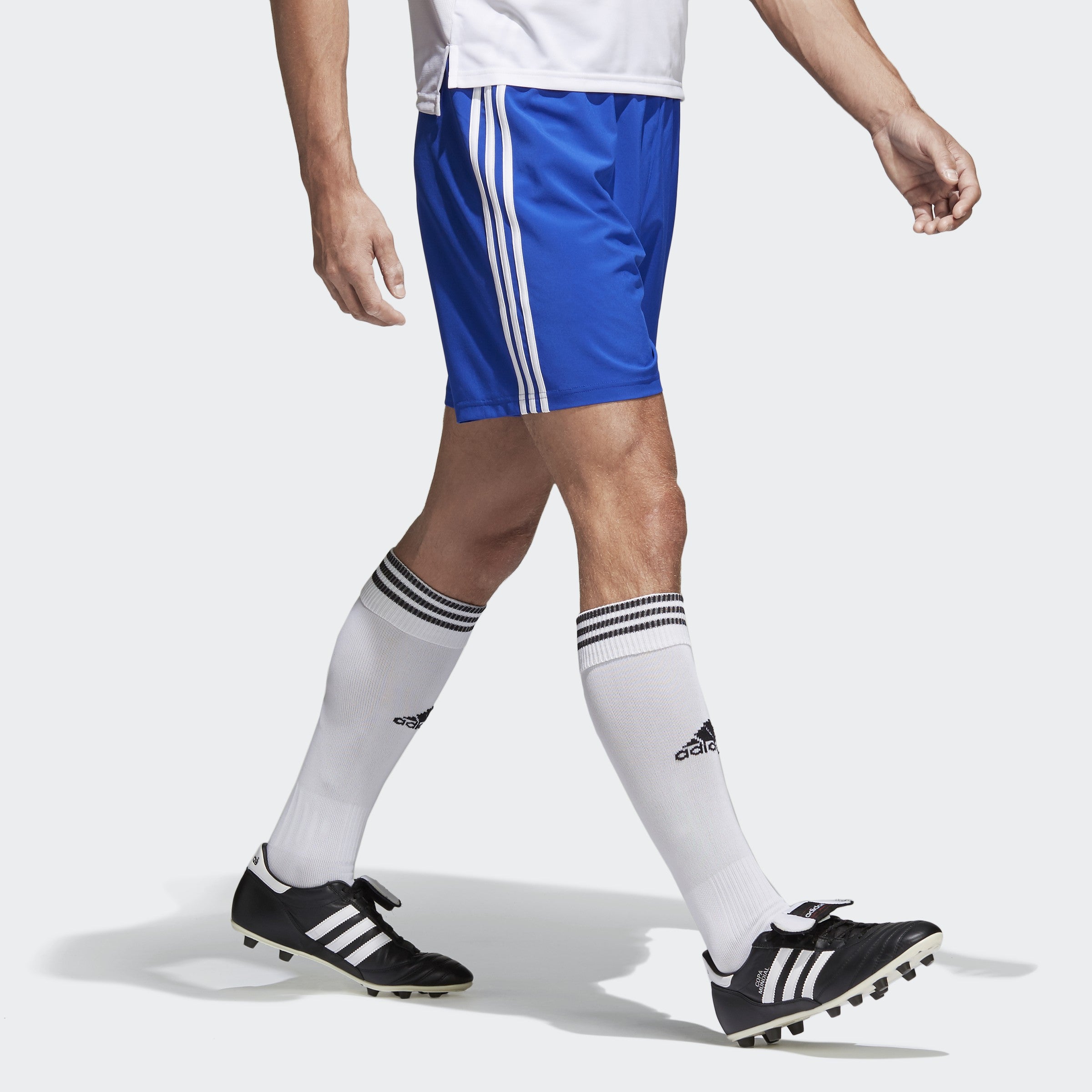 Men's Condivo 18 Shorts - Bold Blue/White - CF0723-ADIDAS by Adidas | Available at Niky's Sports