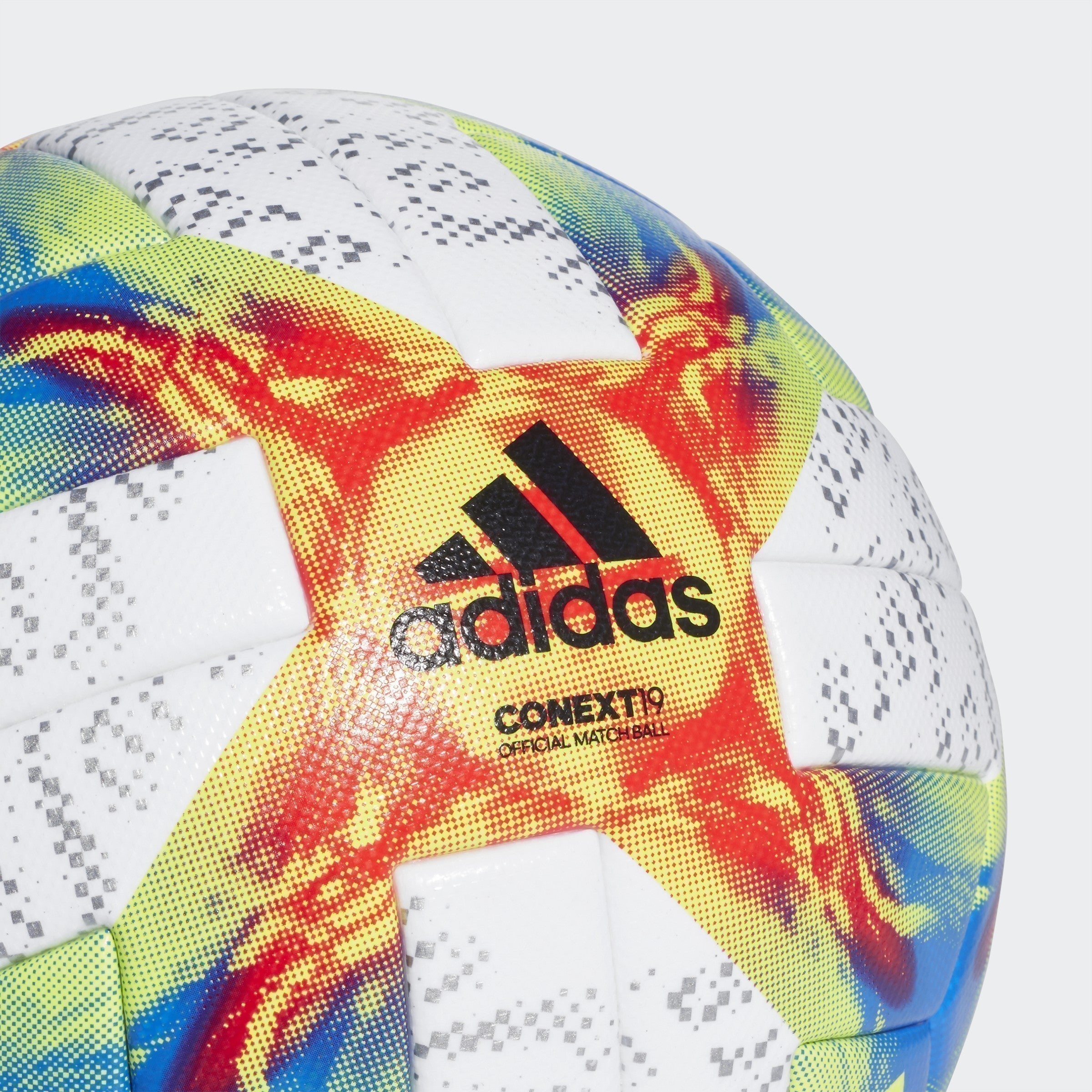 Conext 19 Official Game Ball - White/Solar Yellow/Solar Red/Blue