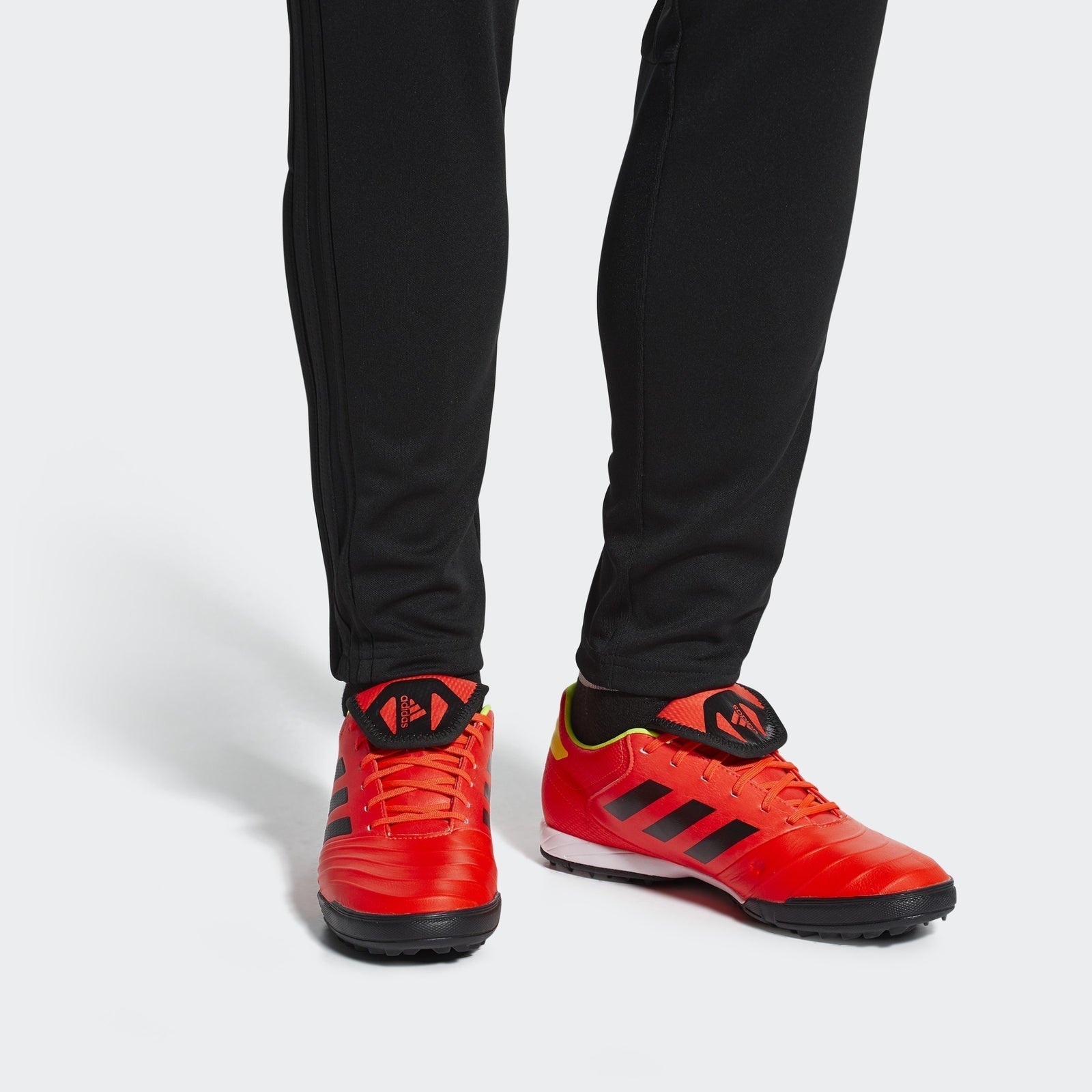 Men s Copa Tango 18.3 TF Shoes Red Black Yellow