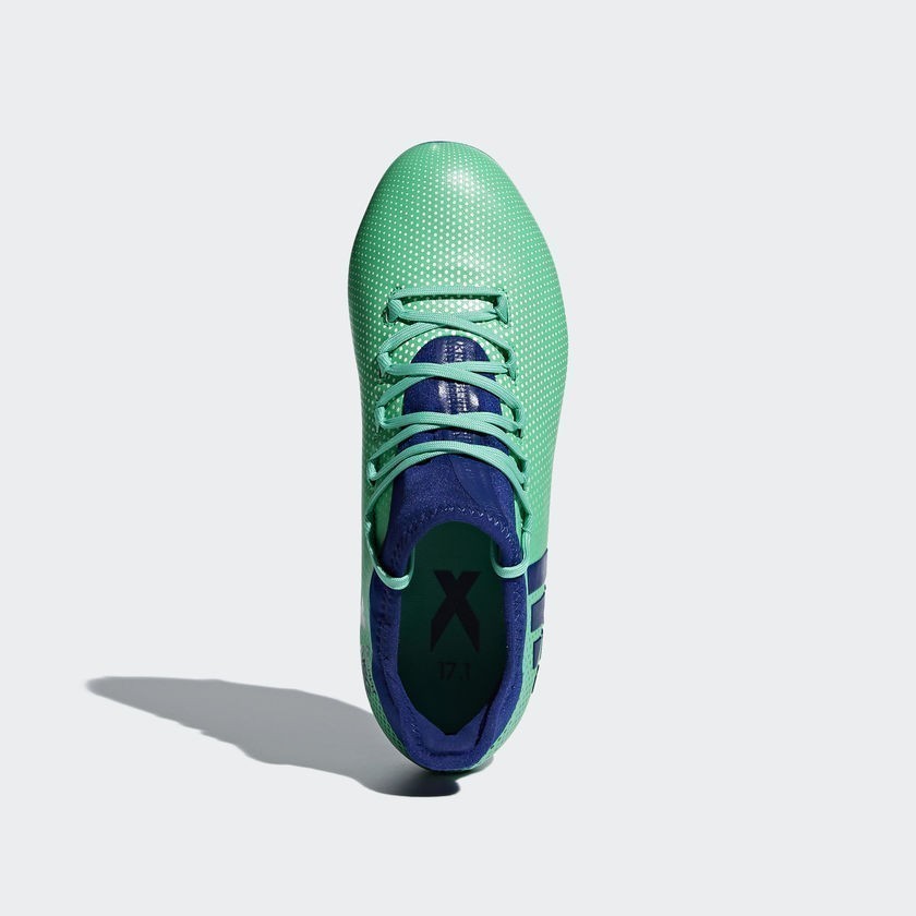 Kid's X 17.1 FG Soccer Cleats - Green/Unity Ink/Green