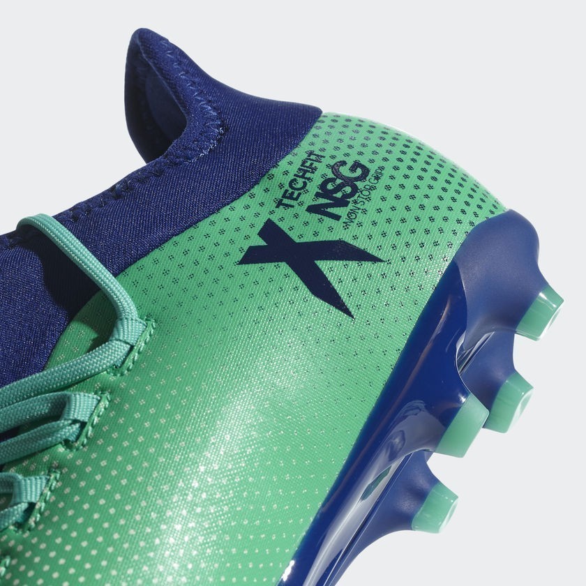 Kid's X 17.1 FG Soccer Cleats - Green/Unity Ink/Green