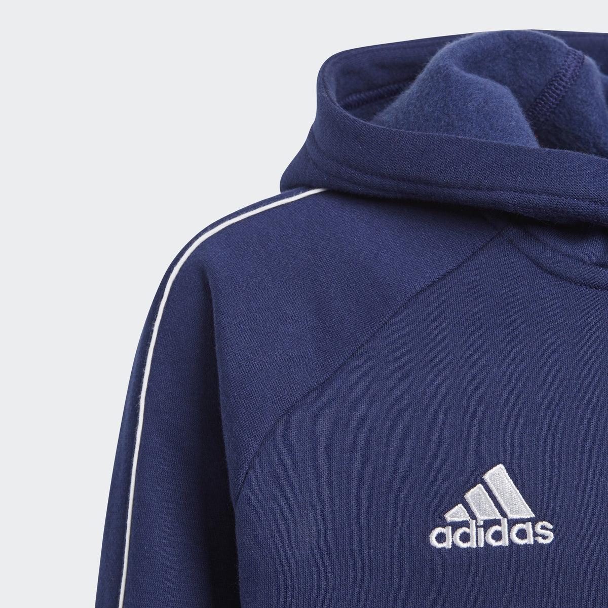Kid's Core 18 Hoodie - Dark Blue/White