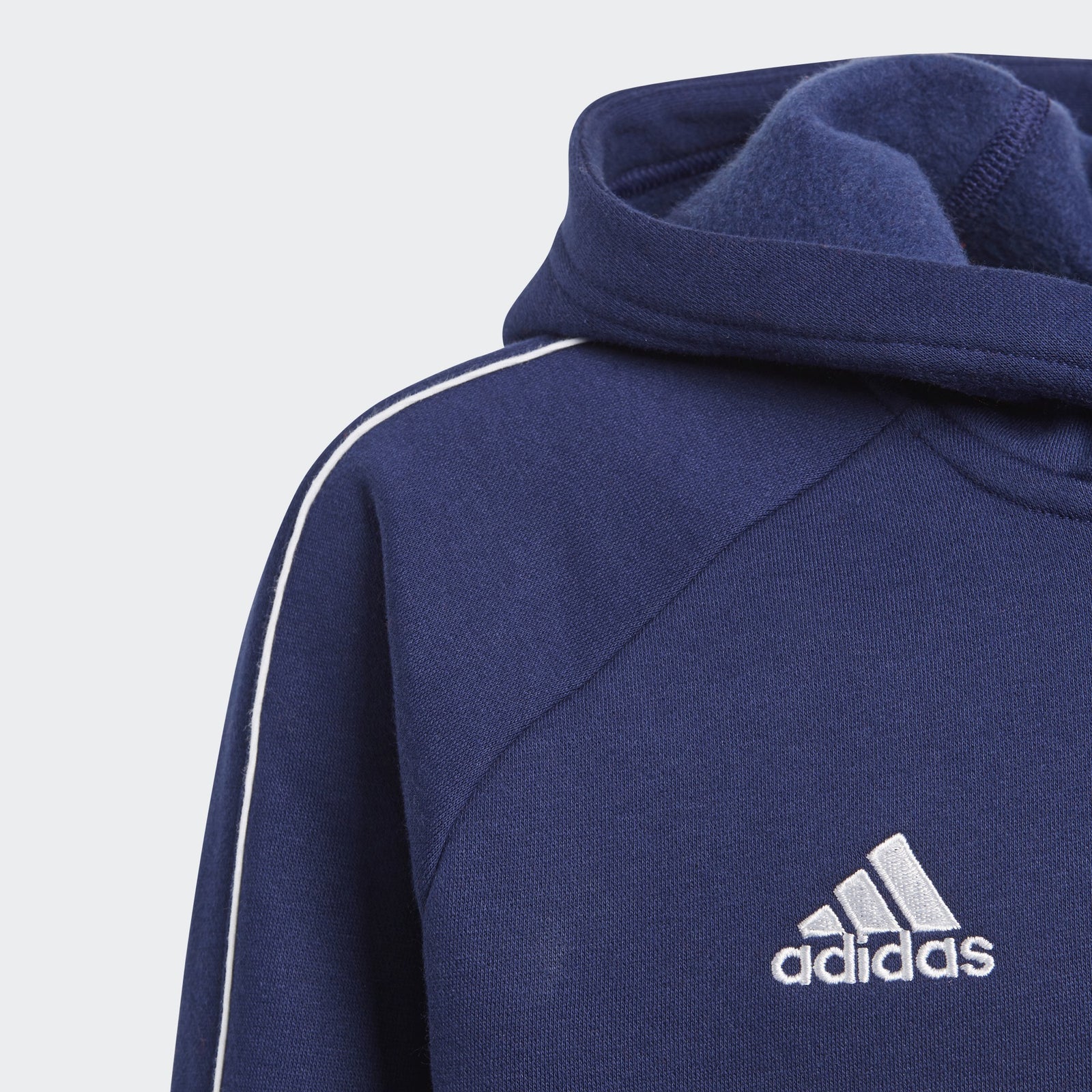 Kid's Core 18 Hoodie - Dark Blue/White