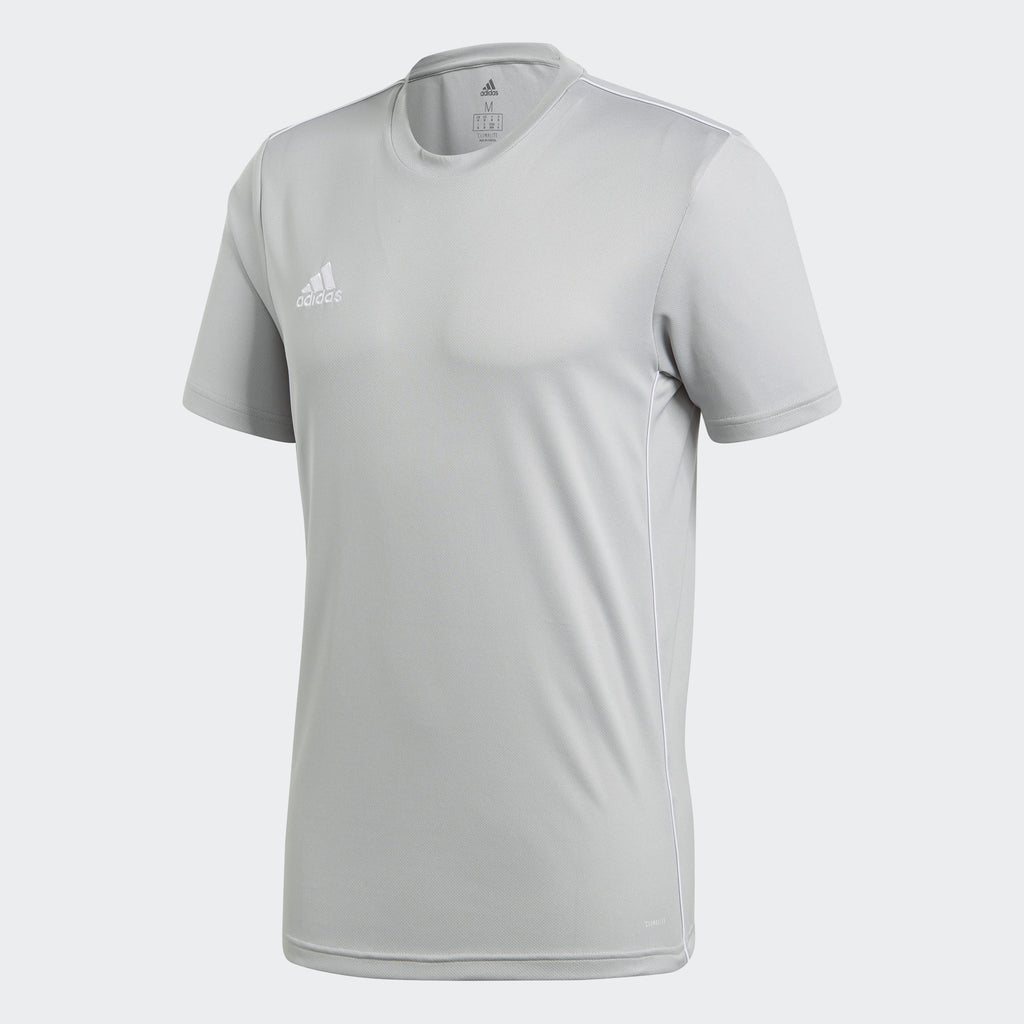 adidas Core 18 Men's Training Jersey Stone/White - CV3462-ADIDAS by Adidas | Available at Niky's Sports